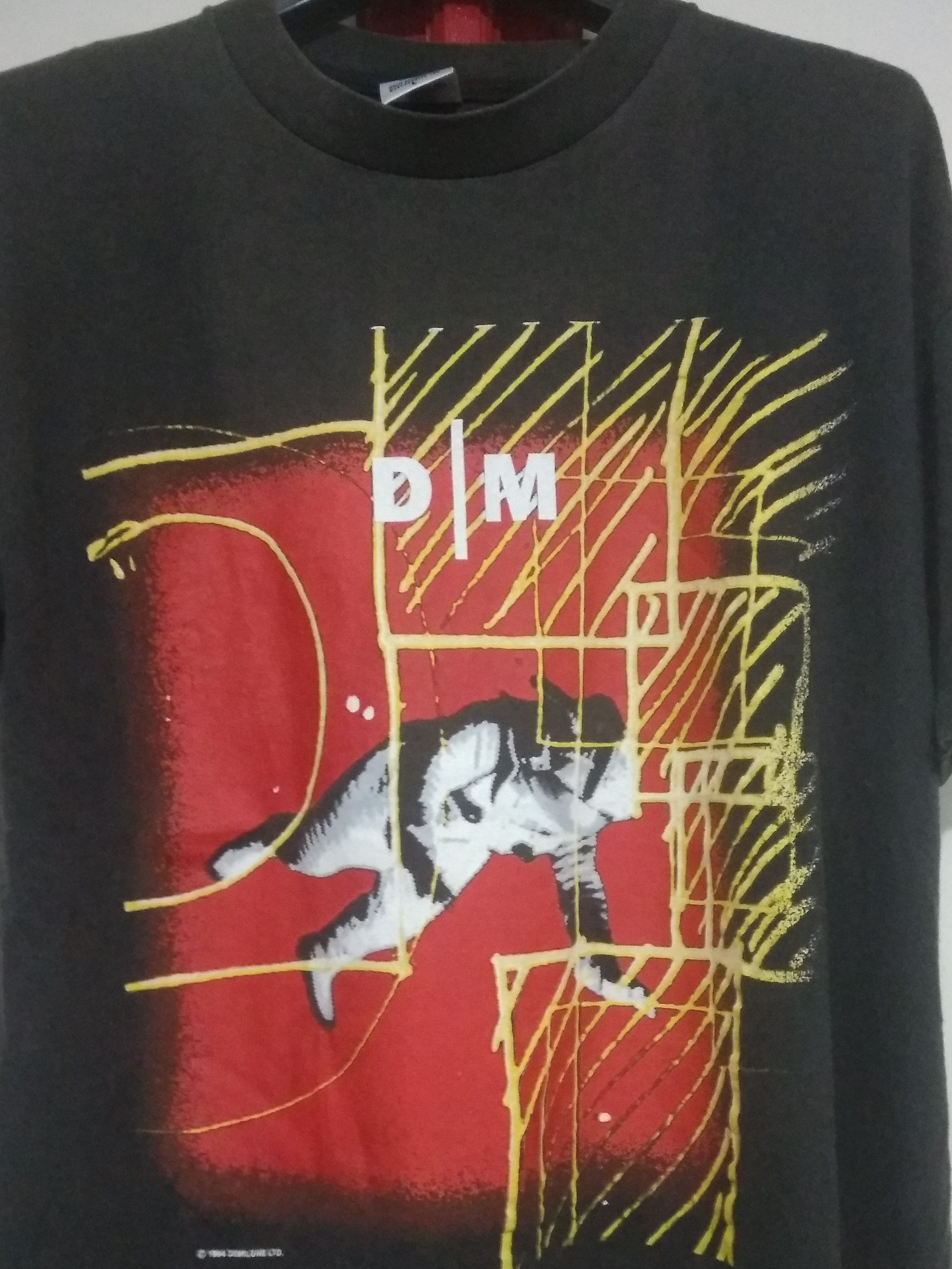 Band Tees Vintage Depeche Mode second leg Devotional Tour t shirt Size US L / EU 52-54 / 3 - 6 Thumbnail