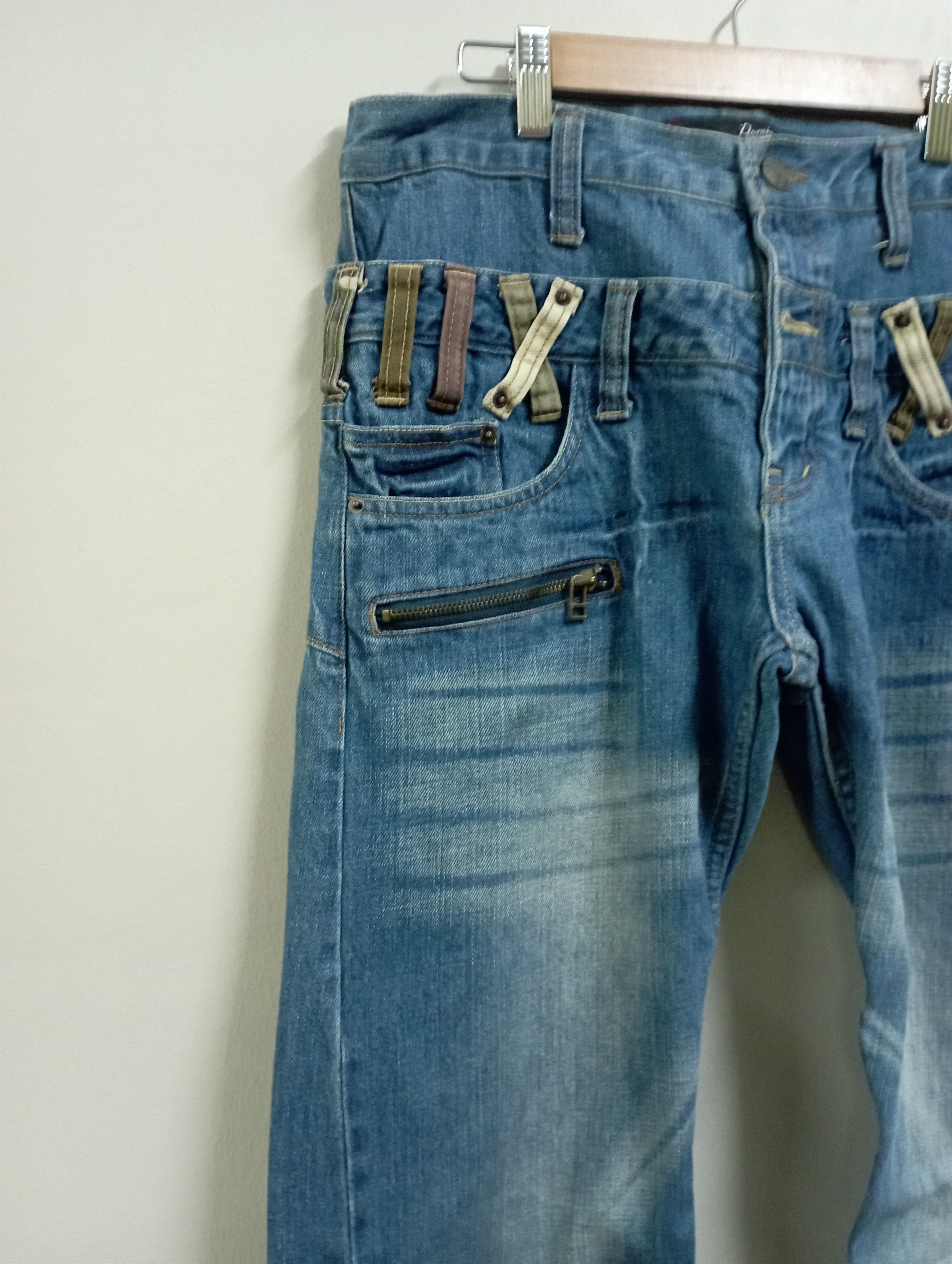 PPFM Double Waist Jeans Japan Dominate Handcrafted Jeans Size US 34 / EU 50 - 6 Thumbnail