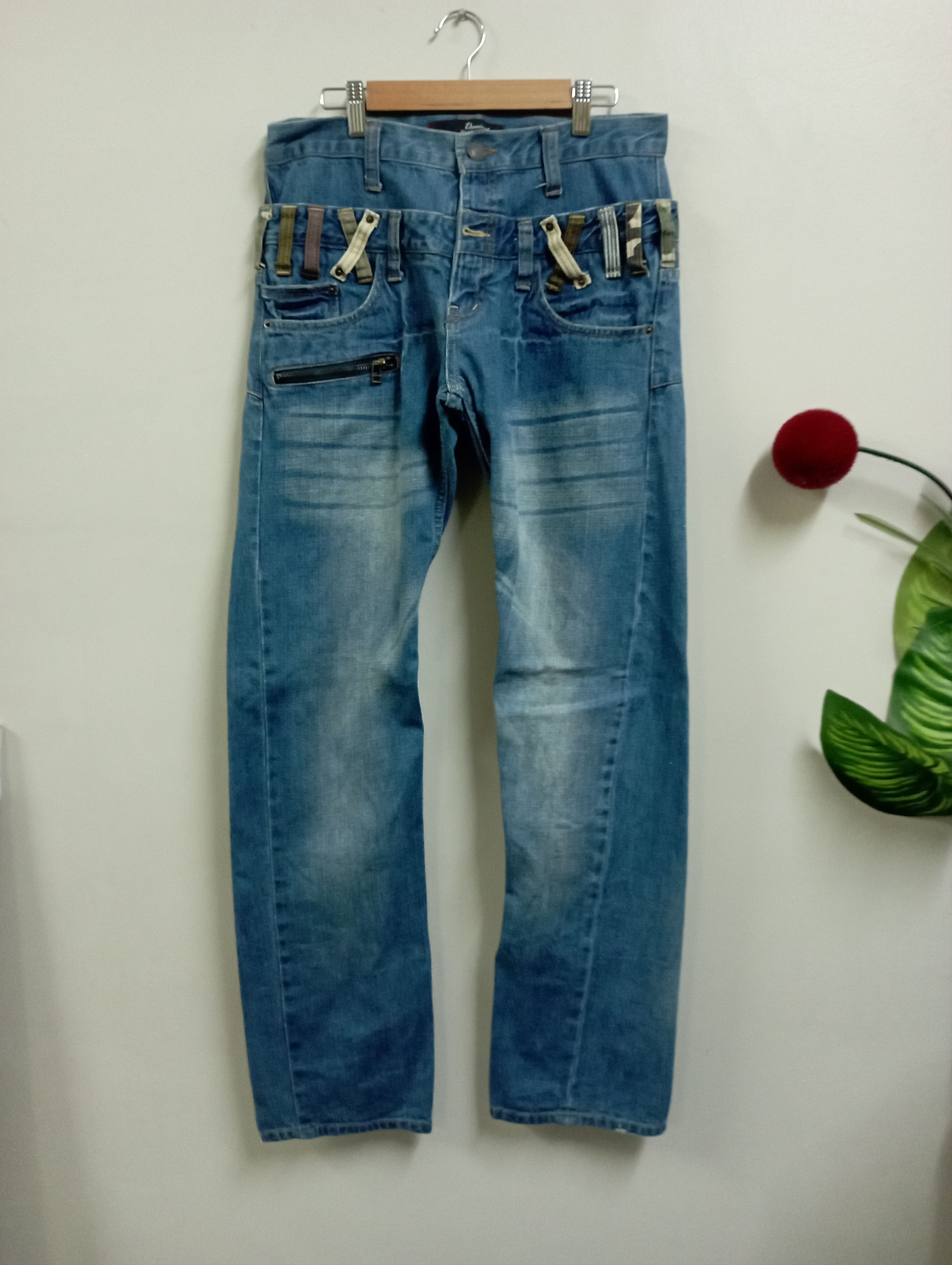 Double Waist Jeans Japan Handcrafted Jeans