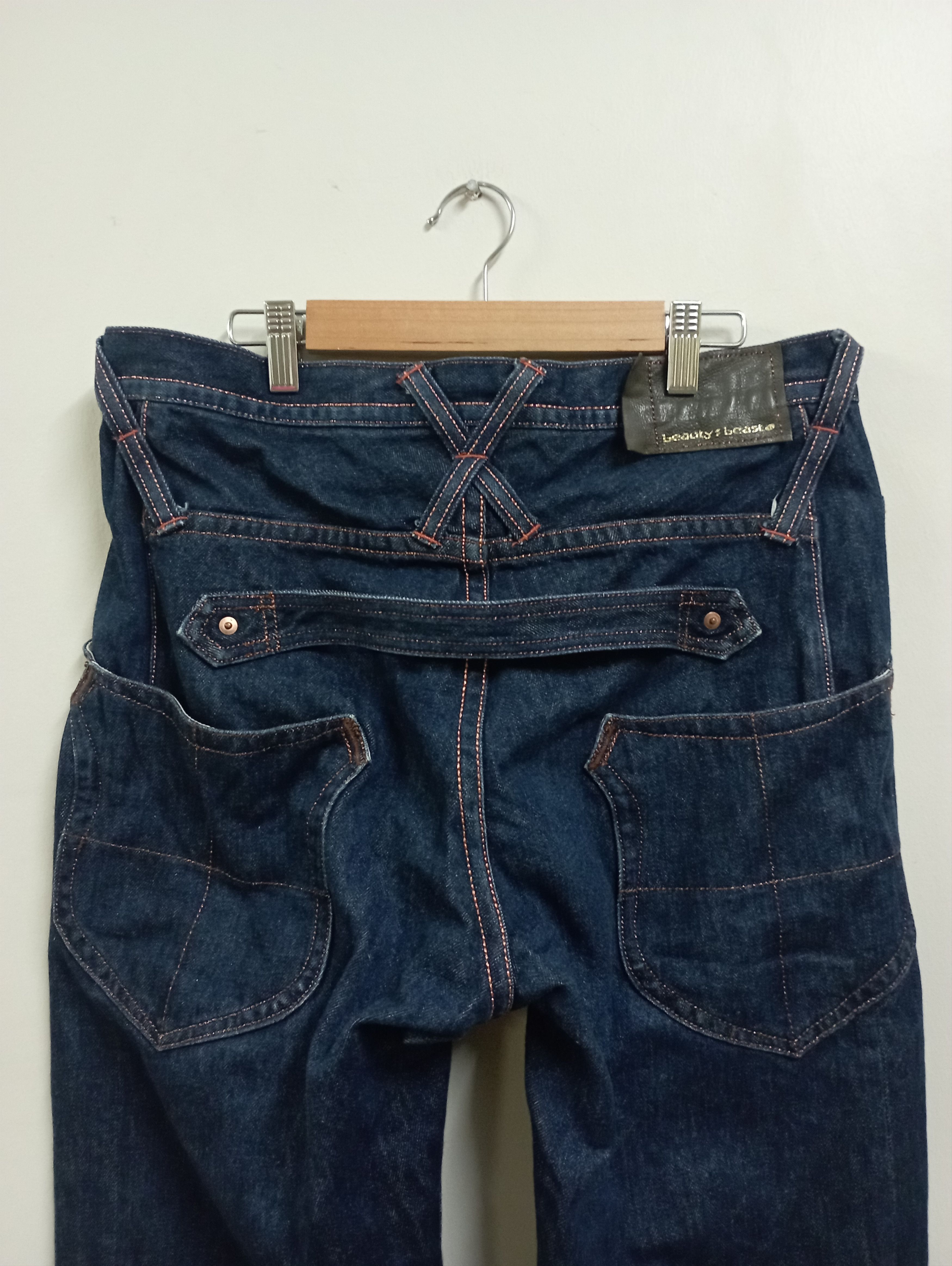 Beauty Beast Beauty Beast Made In Japan Designer Takao Yamashita Jeans Size US 33 - 17 Thumbnail