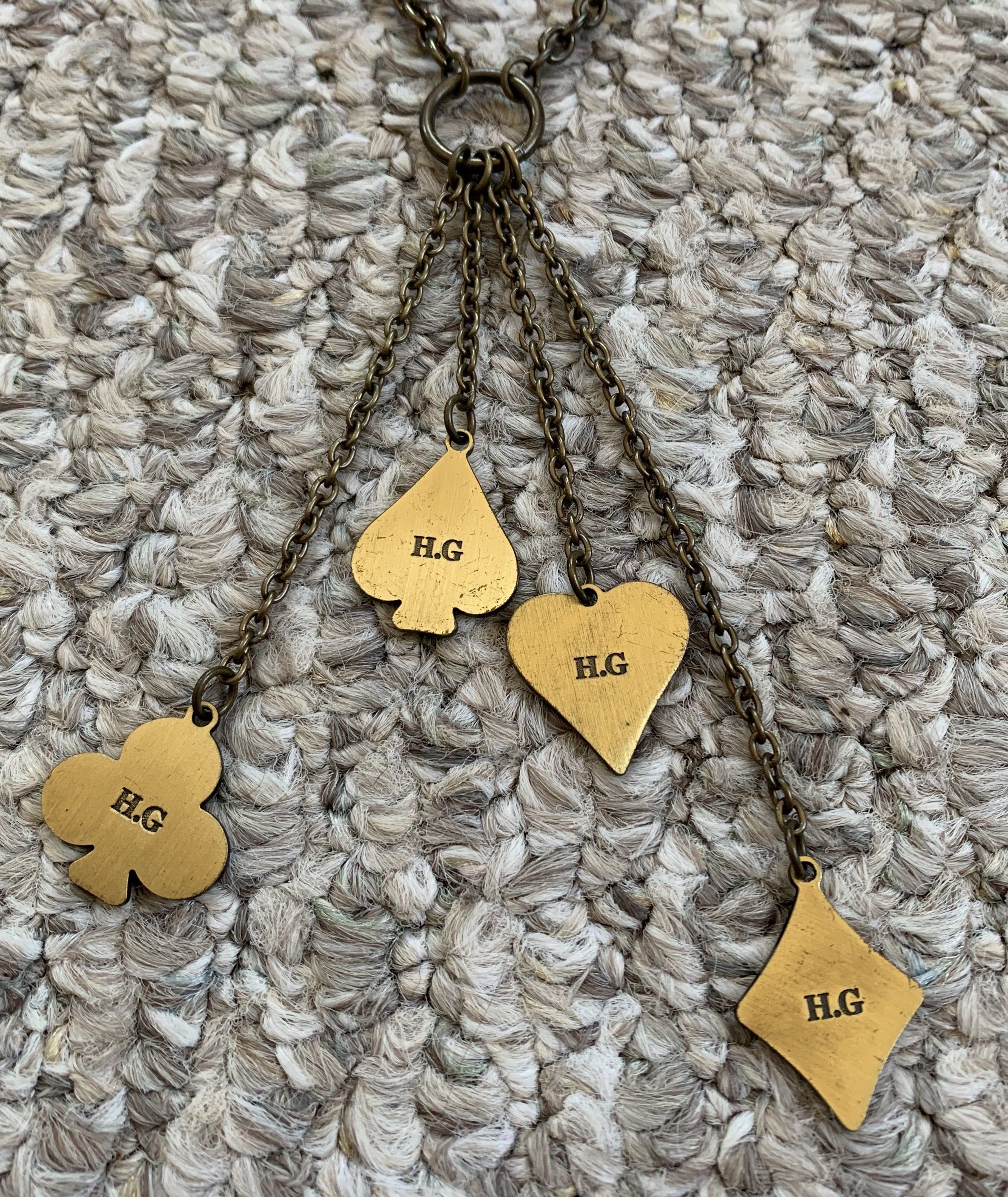 Hysteric Glamour Hysteric Glamour Playing Card Charms Necklace + Case Size ONE SIZE - 5 Thumbnail