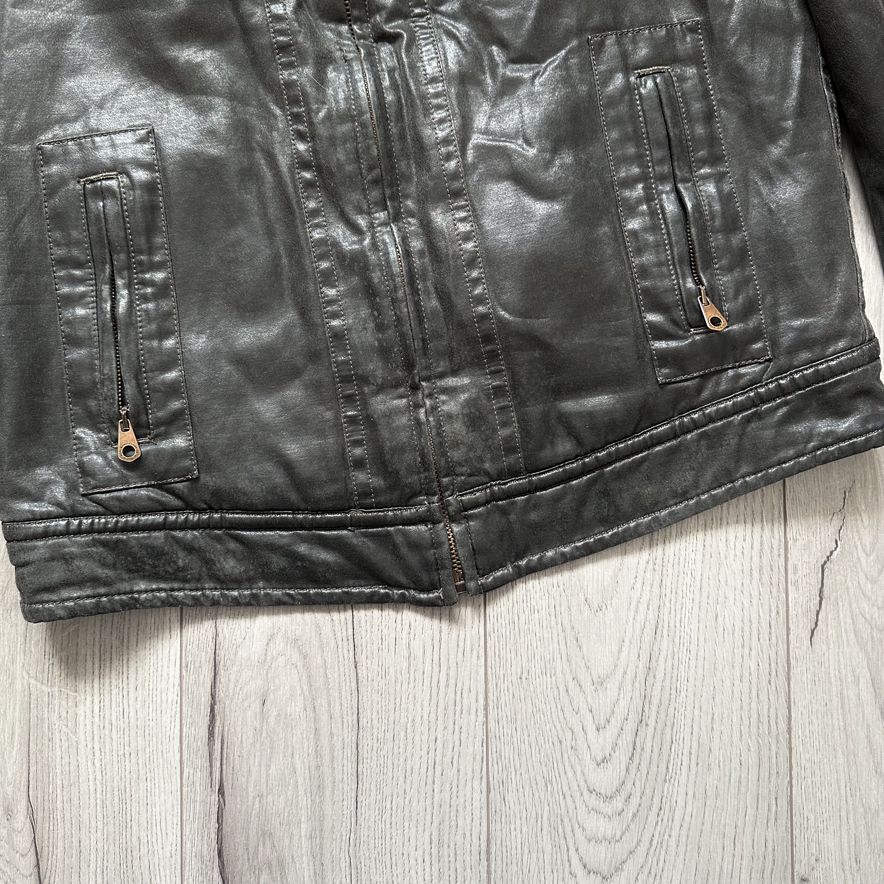 Marlboro Classics Vintage Aviator Leather Jacket