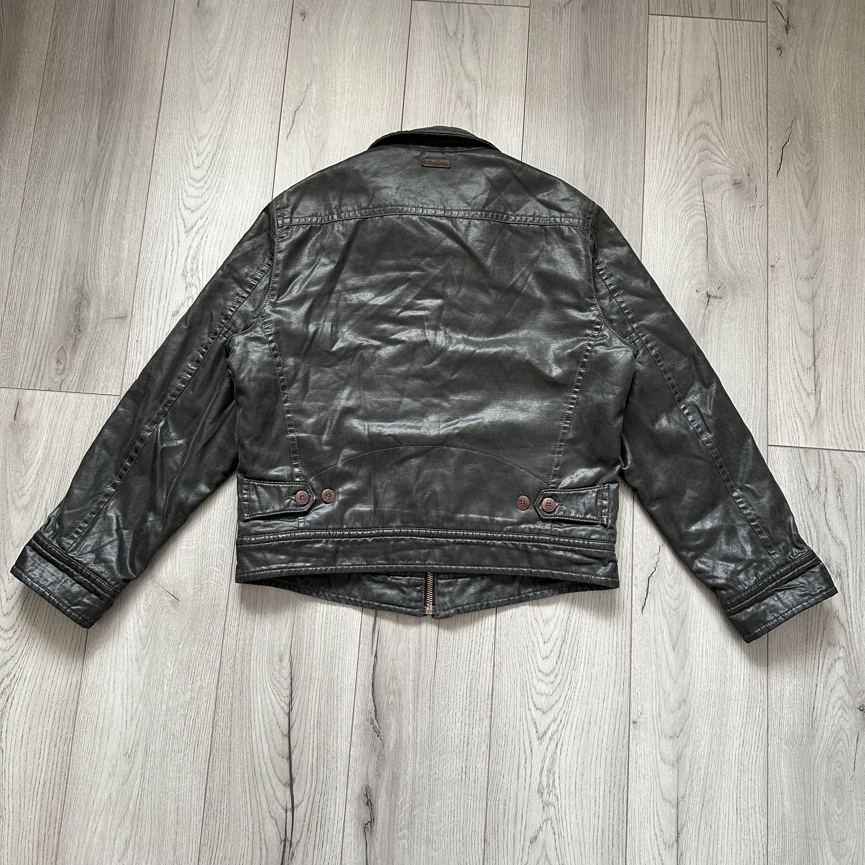 Marlboro Classics Vintage Aviator Leather Jacket