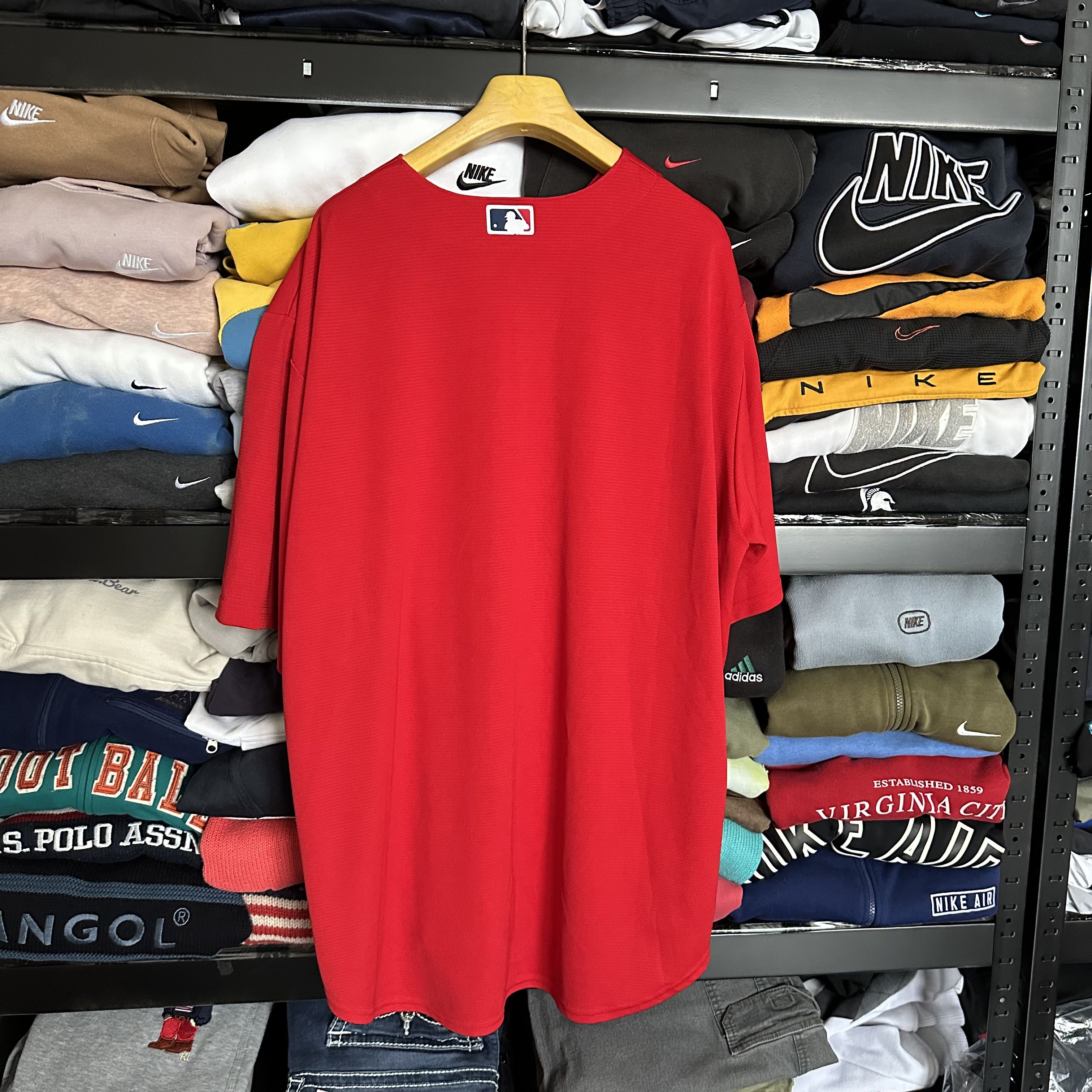 Nike Nike MLB Boston Red Sox red oversize Jersey t shirt Size US XL / EU 56 / 4 - 6 Thumbnail