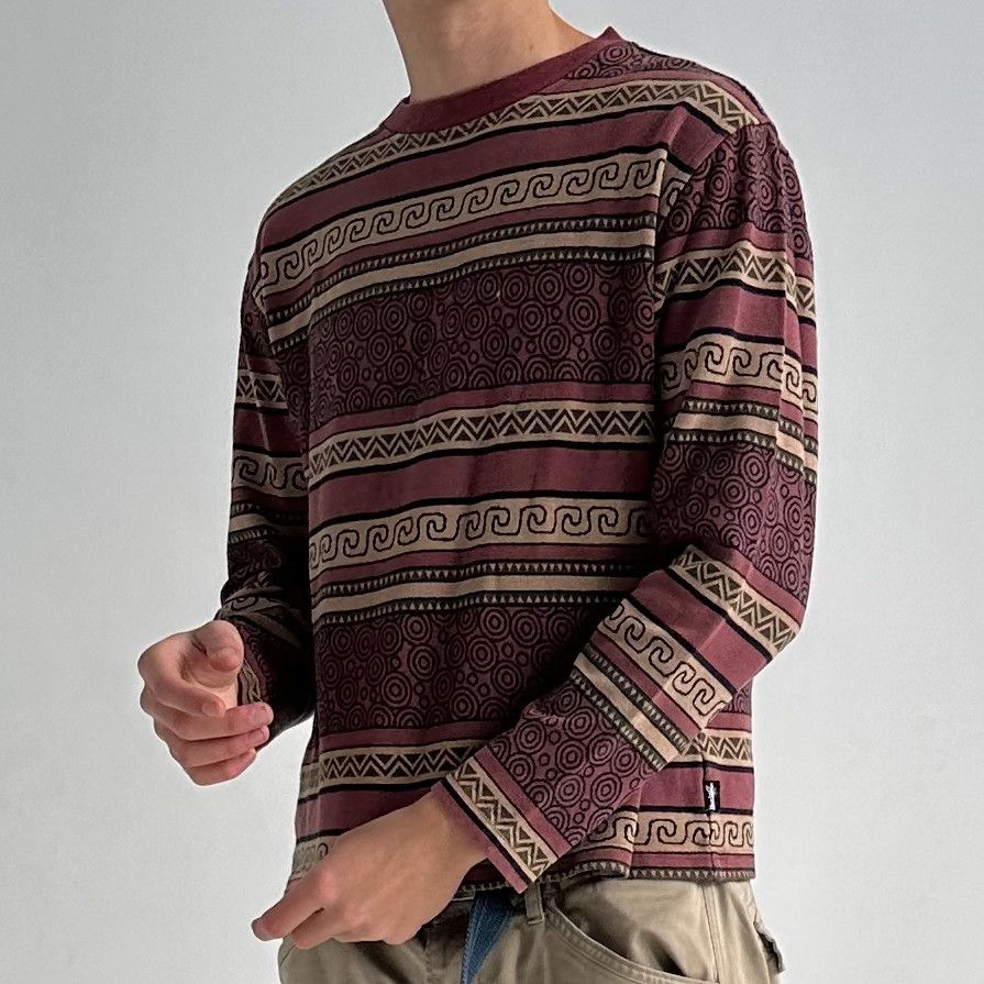 Stussy STUSSY CARPET STYLE SWEATSHIRT / LONG SLEEVE RARE Size US S / EU 44-46 / 1 - 1 Thumbnail