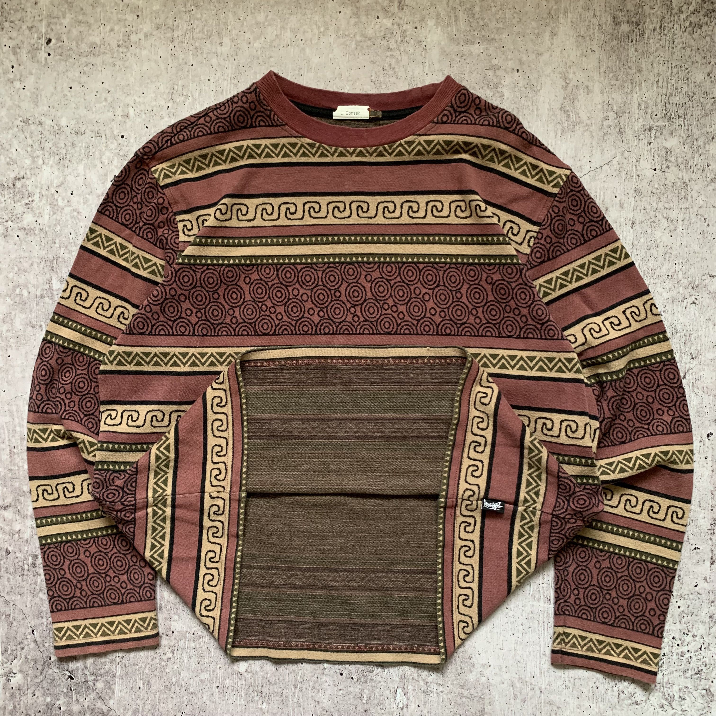 Stussy STUSSY CARPET STYLE SWEATSHIRT / LONG SLEEVE RARE Size US S / EU 44-46 / 1 - 3 Thumbnail