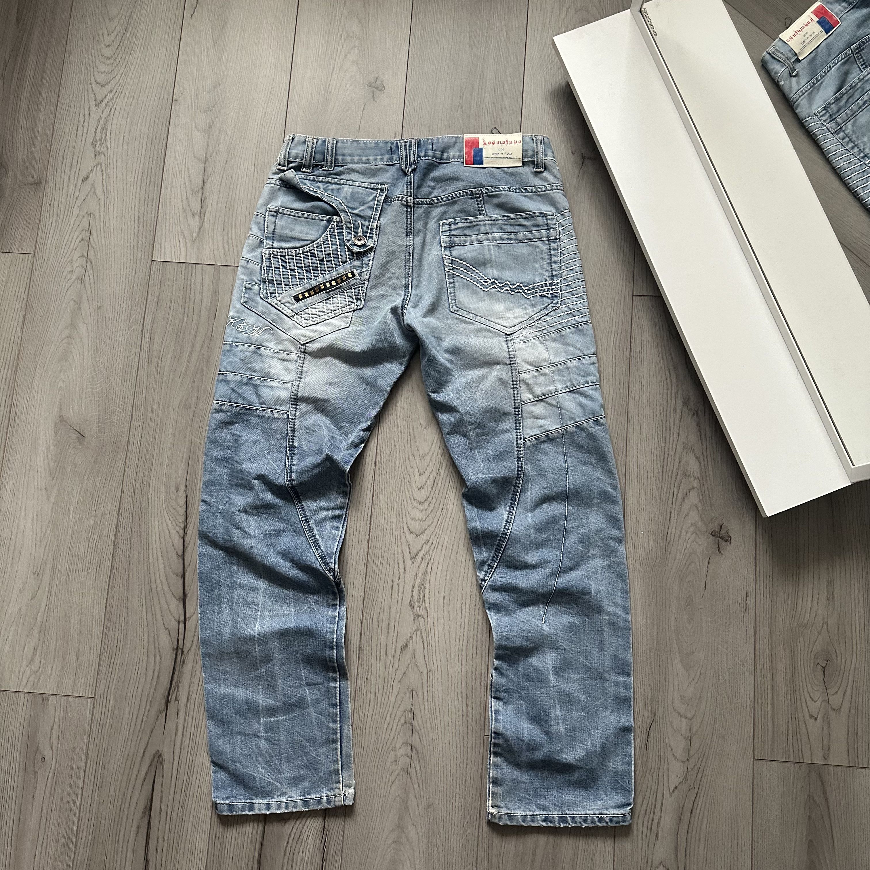 Other y2k Vintage Rare Patch Work style Rap denim pants Size US 34 / EU 50 - 3 Thumbnail