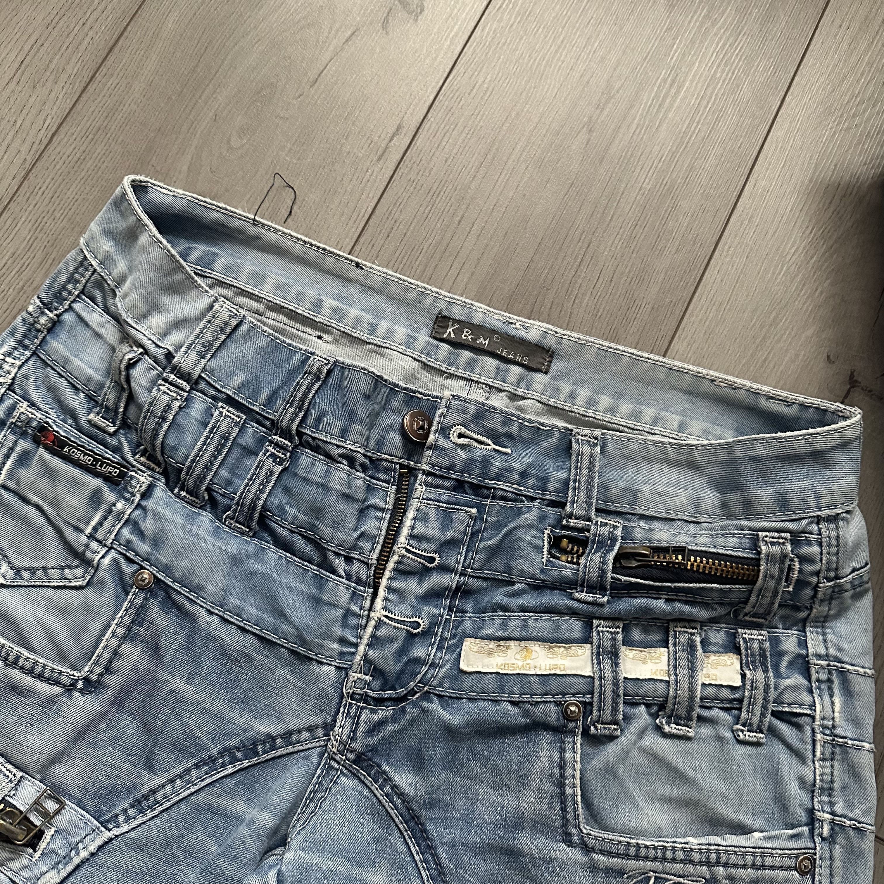 Other y2k Vintage Rare Patch Work style Rap denim pants Size US 34 / EU 50 - 10 Thumbnail
