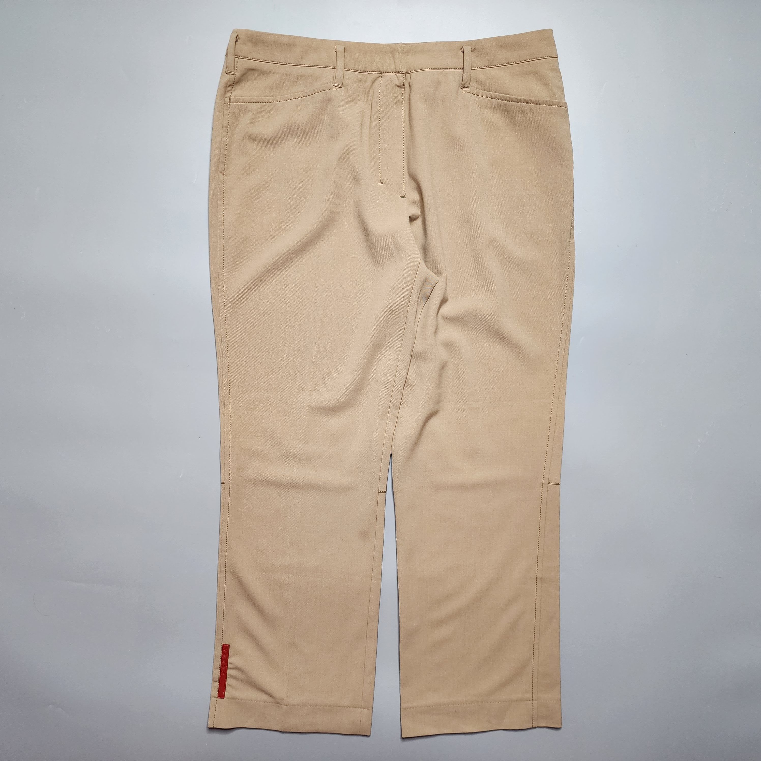 Prada Prada - Luna Rossa - Technical Wool Blend Trousers Size 30" / US 8 / IT 44 - 2 Thumbnail