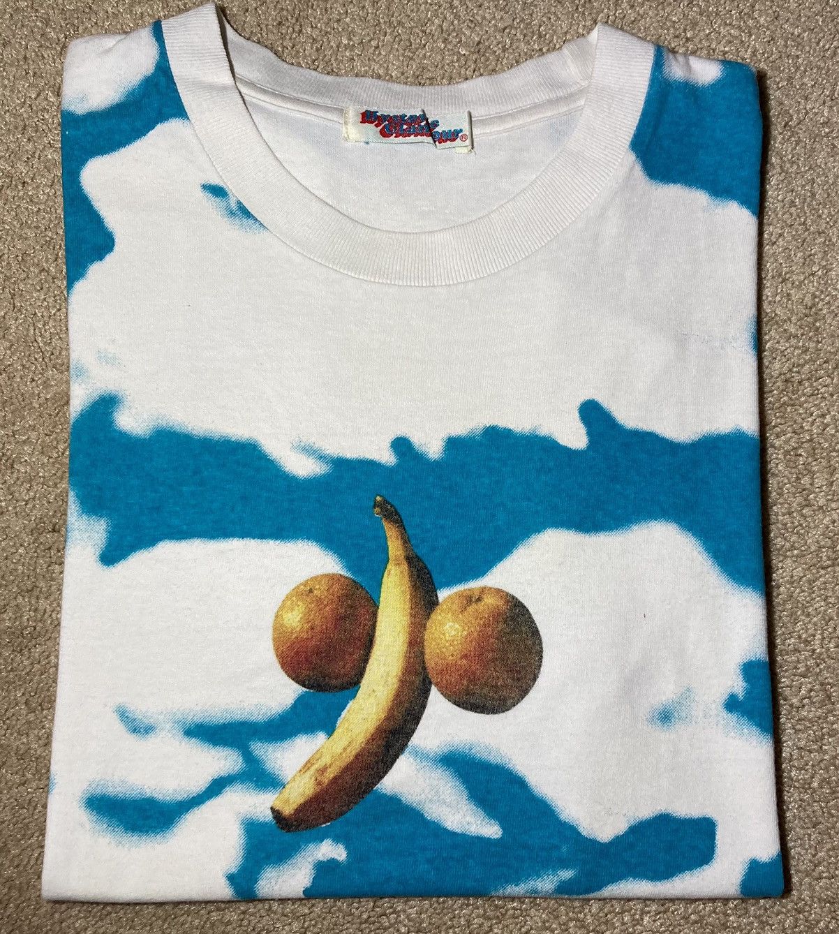 Hysteric Glamour 1999 Hysteric Glamour Orange Banana Sex Vintage 90s Sky Blue Size US M / EU 48-50 / 2 - 1 Thumbnail