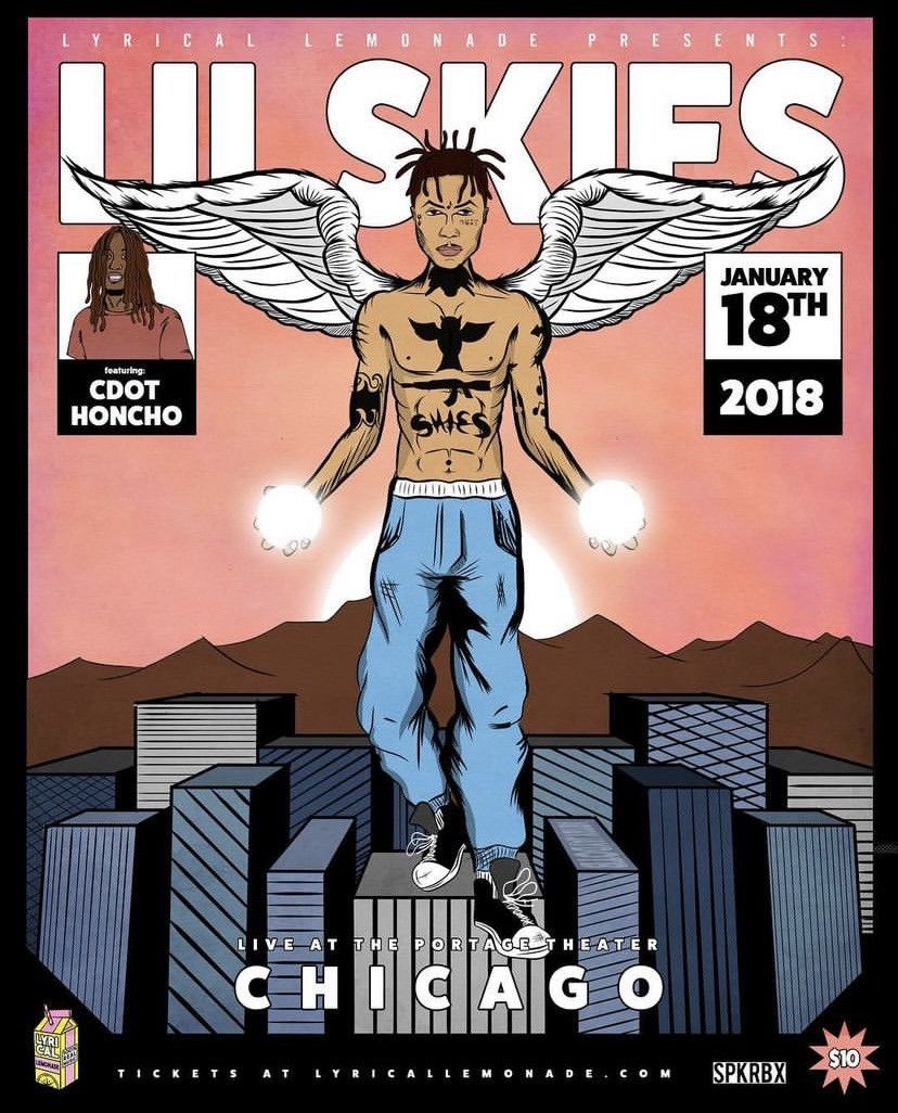 Lyrical Lemonade Rare Lil Skies Posters + Trading Cards Size ONE SIZE - 9 Thumbnail