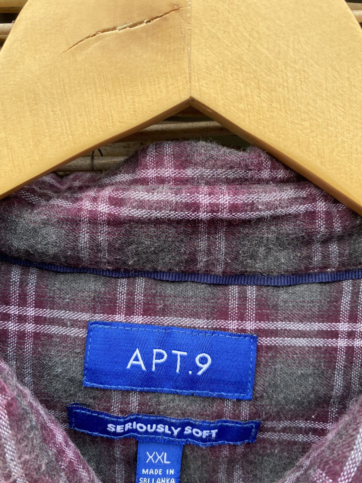 Apt. 9 Vintage APT.9 Flannel Size US XXL / EU 58 / 5 - 2 Thumbnail
