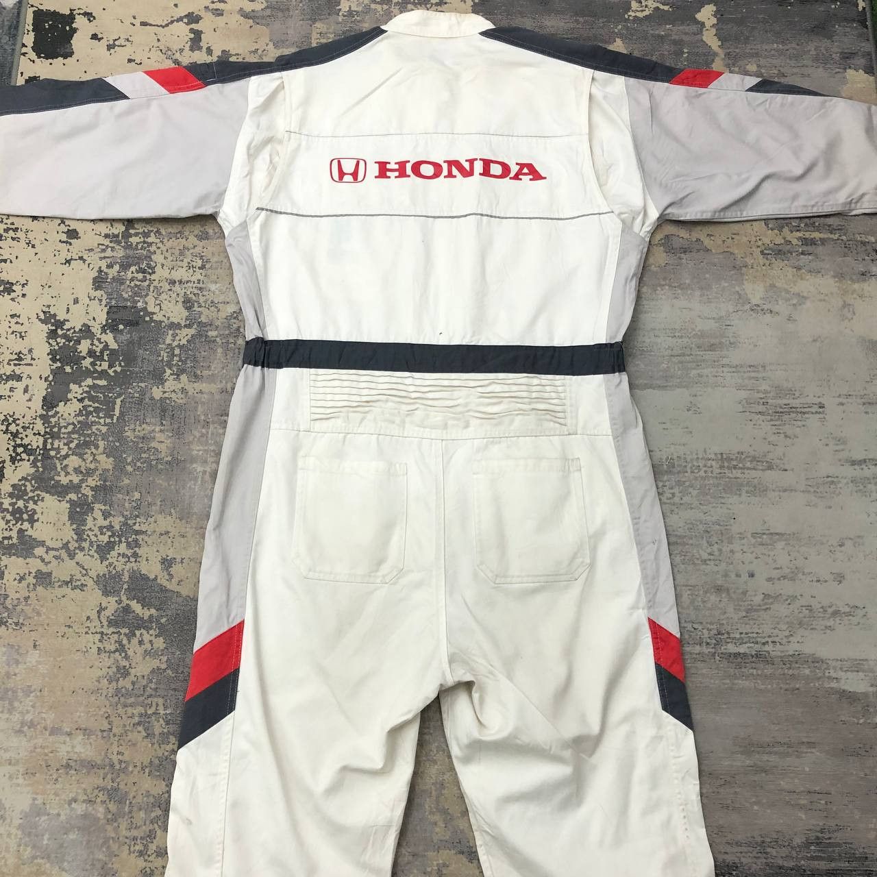 Honda P742 DISTRESSED HONDA UNIFORM COVERALLS Size US XL / EU 56 / 4 - 1 Thumbnail