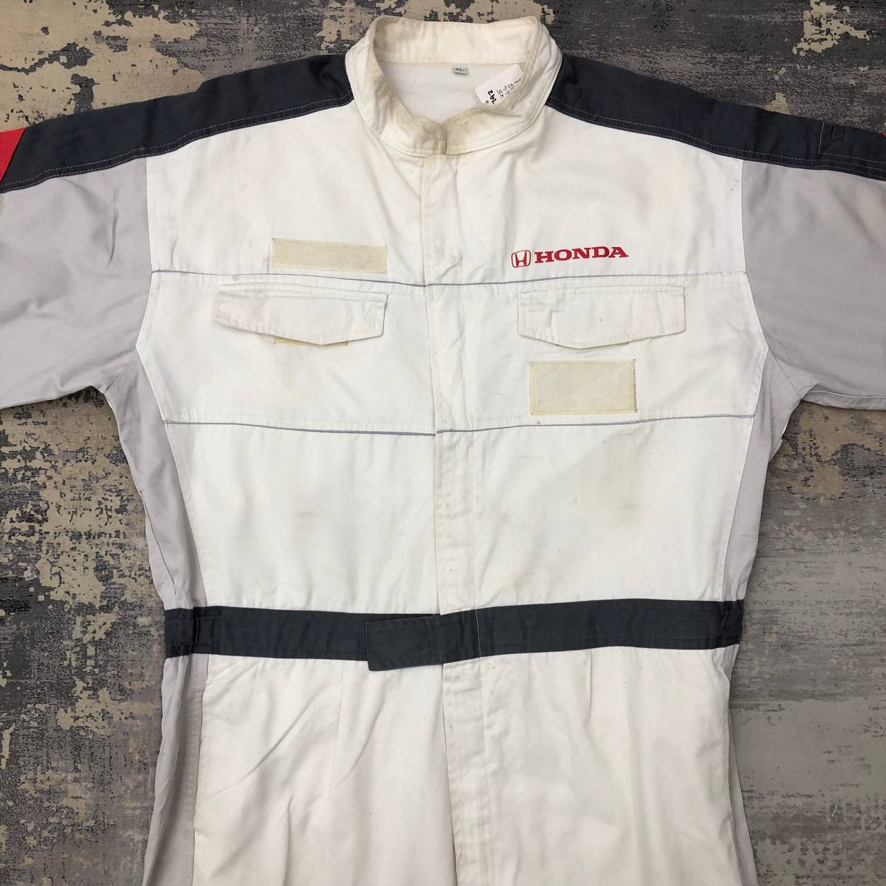Honda P742 DISTRESSED HONDA UNIFORM COVERALLS Size US XL / EU 56 / 4 - 4 Thumbnail