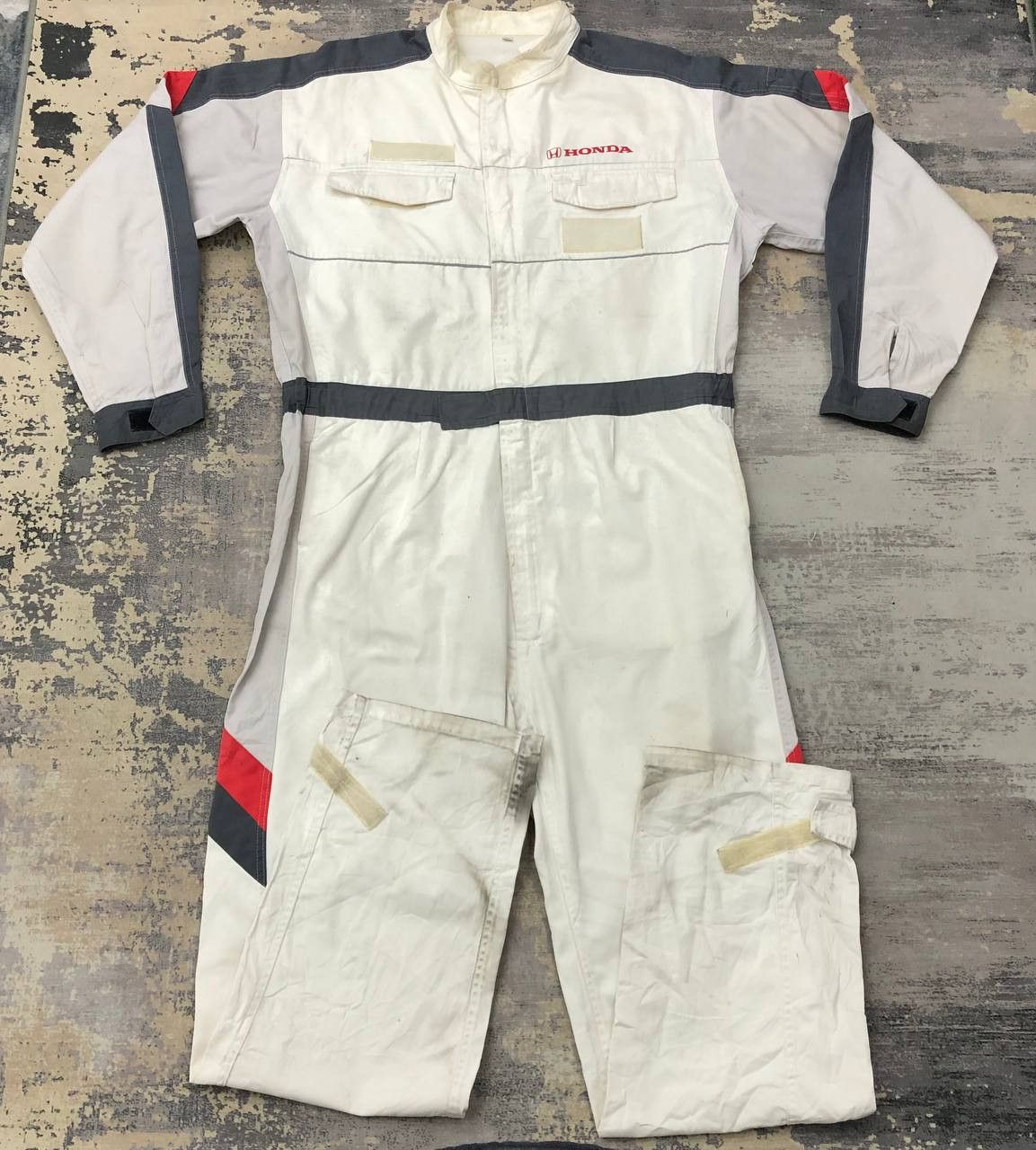 Honda P742 DISTRESSED HONDA UNIFORM COVERALLS Size US XL / EU 56 / 4 - 3 Thumbnail