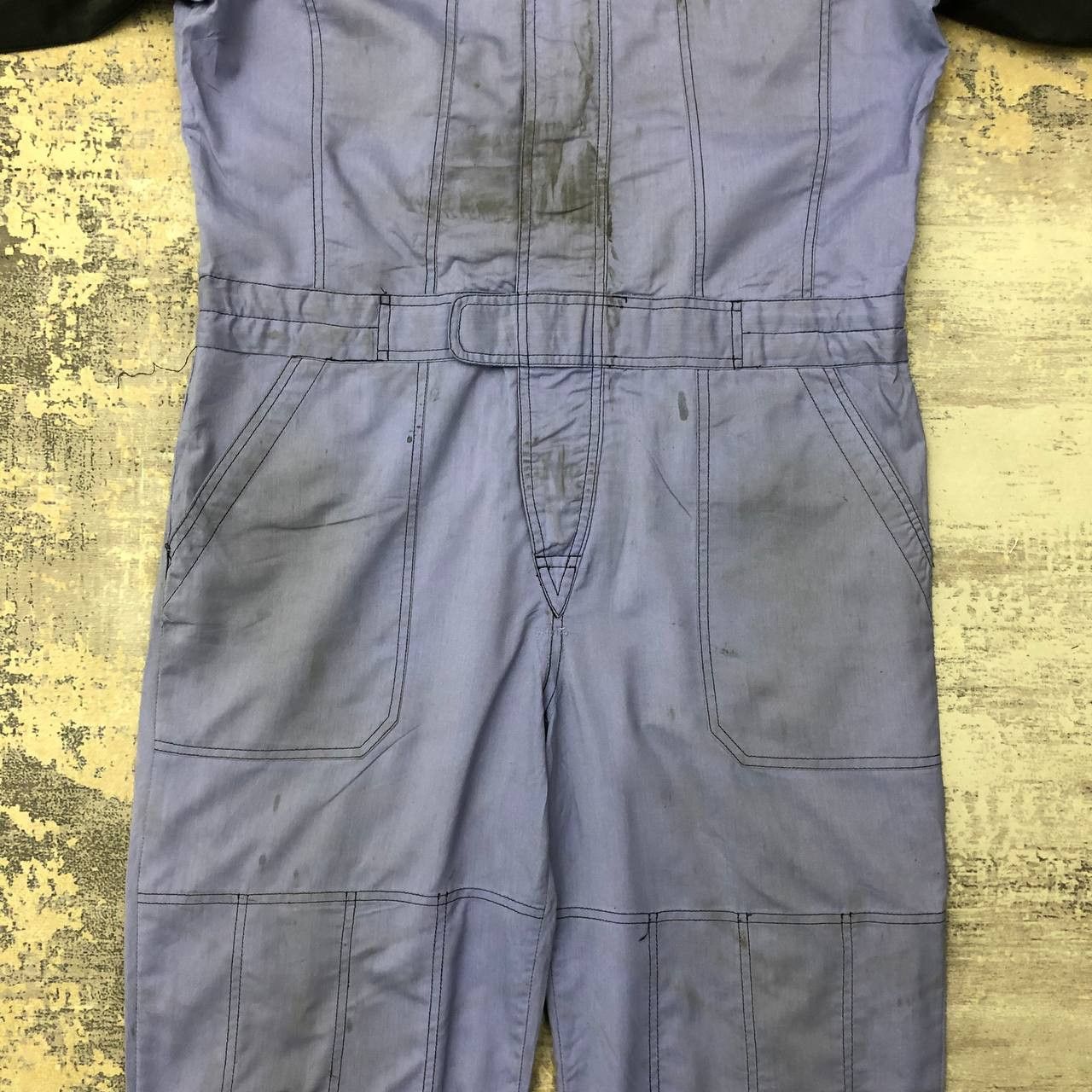 Japanese Brand P743 MAZDA DISTRESSED UNIFORM COVERALLS Size US L / EU 52-54 / 3 - 9 Thumbnail