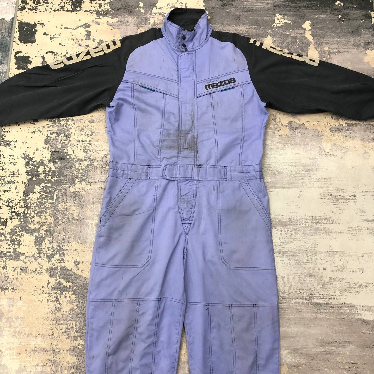 Japanese Brand P743 MAZDA DISTRESSED UNIFORM COVERALLS Size US L / EU 52-54 / 3 - 3 Thumbnail
