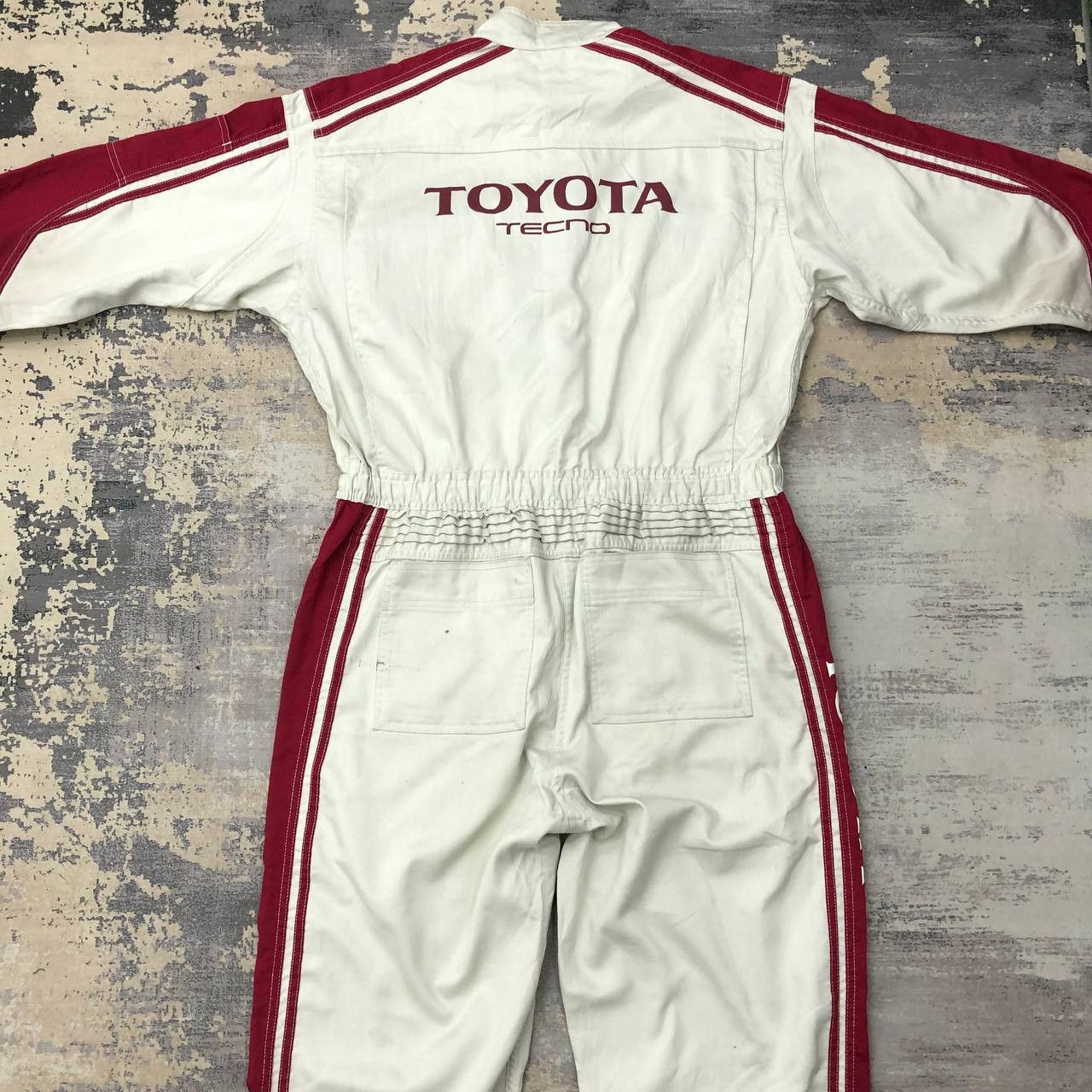 Japanese Brand P745 TOYOTA TECHNO x 3 MONKEY DISTRESSED UNIFORM COVERALLS Size US XL / EU 56 / 4 - 3 Thumbnail