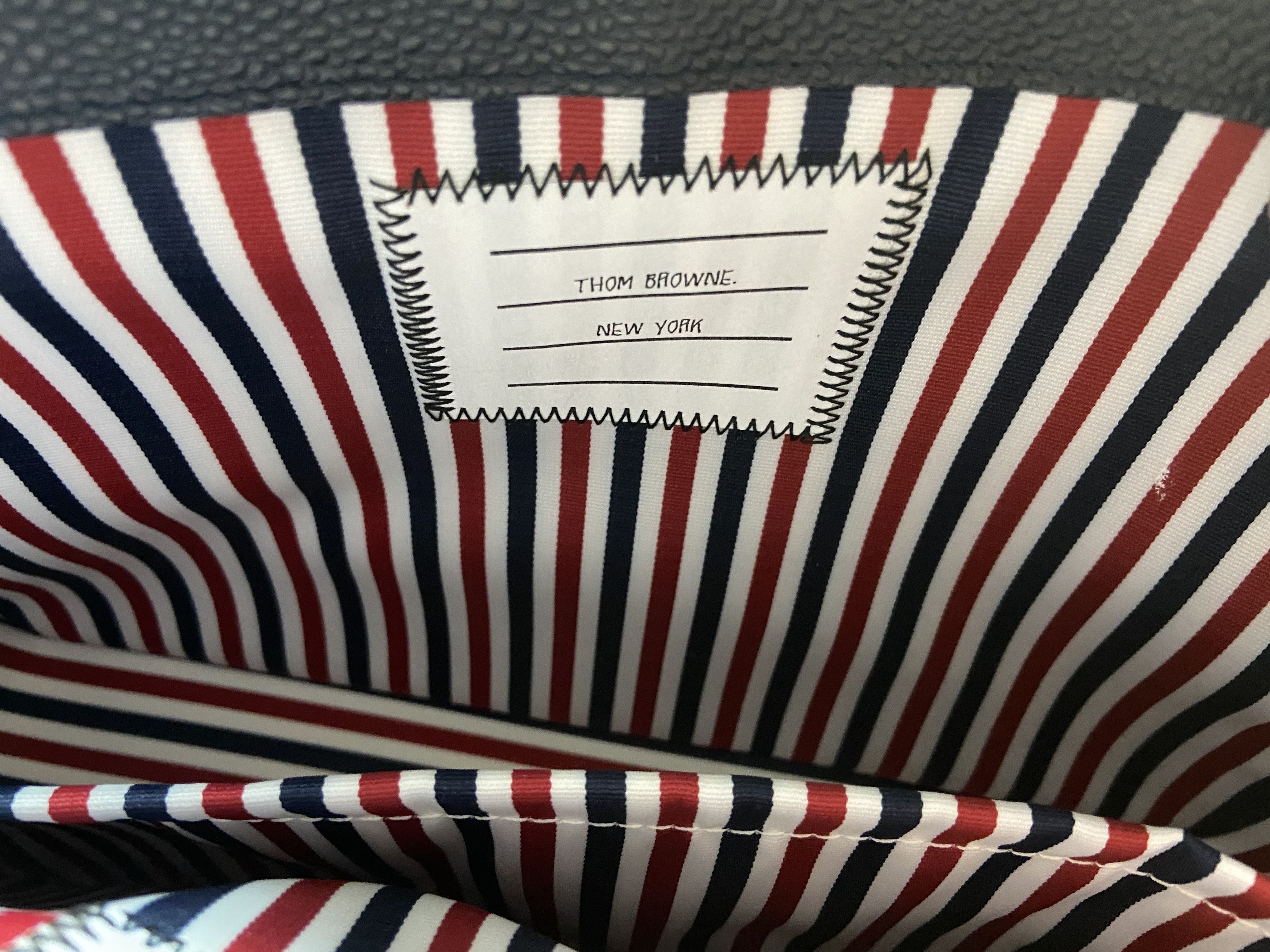 Thom Browne Thom Browne Reporter Bag in Blue Navy Size ONE SIZE - 2 Thumbnail