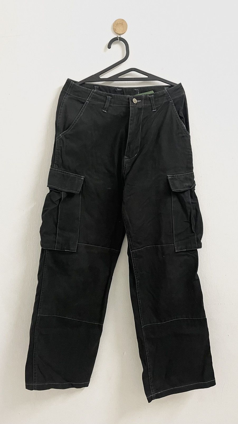 image of Army Us Air Force Combat War Cargo Pants in Black, Men's (Size 37)