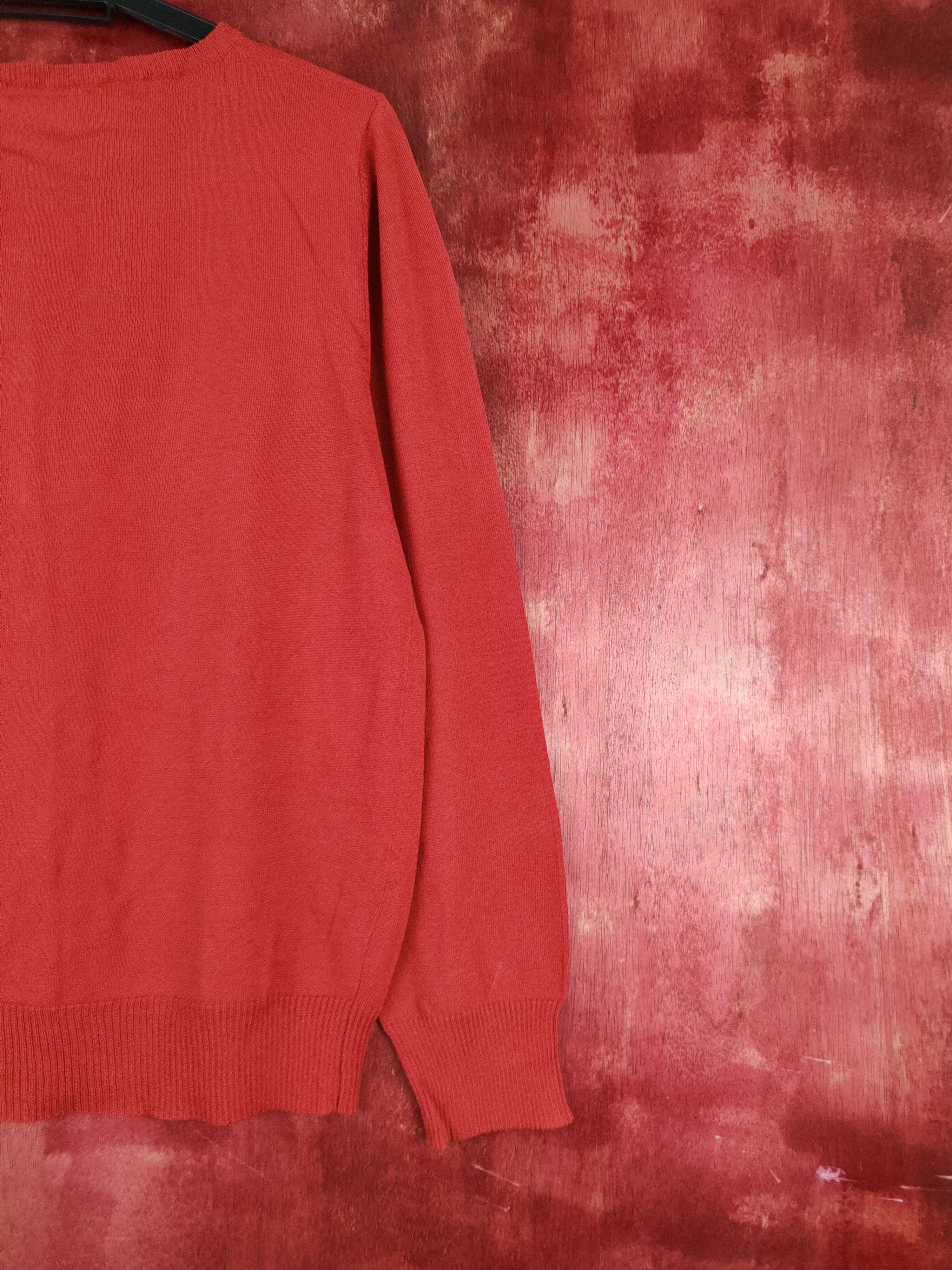 Japanese Brand Japanese Brand Red/Orange Cardigan #S956 Size L / US 10 / IT 46 - 10 Thumbnail