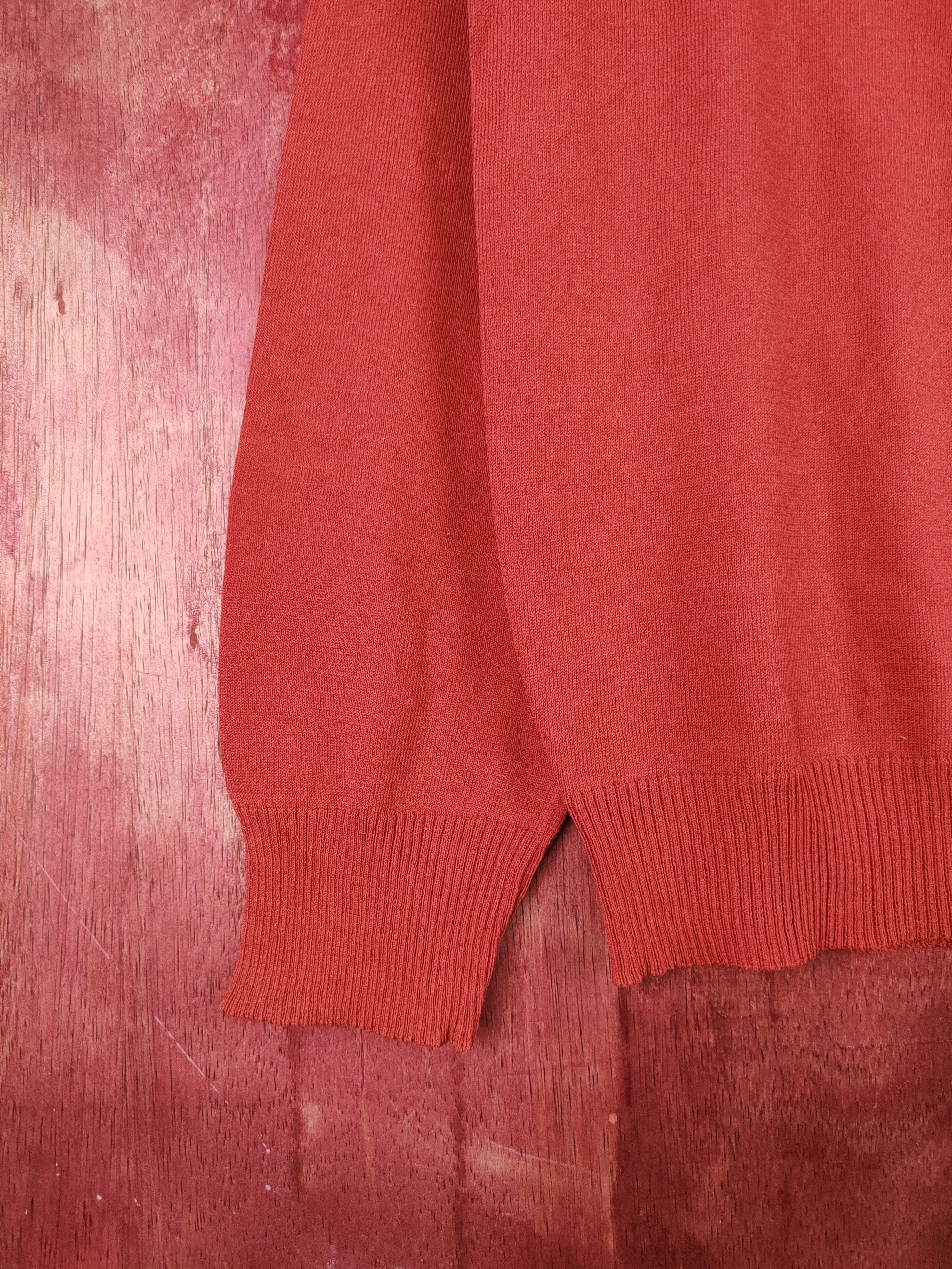 Japanese Brand Japanese Brand Red/Orange Cardigan #S956 Size L / US 10 / IT 46 - 5 Thumbnail