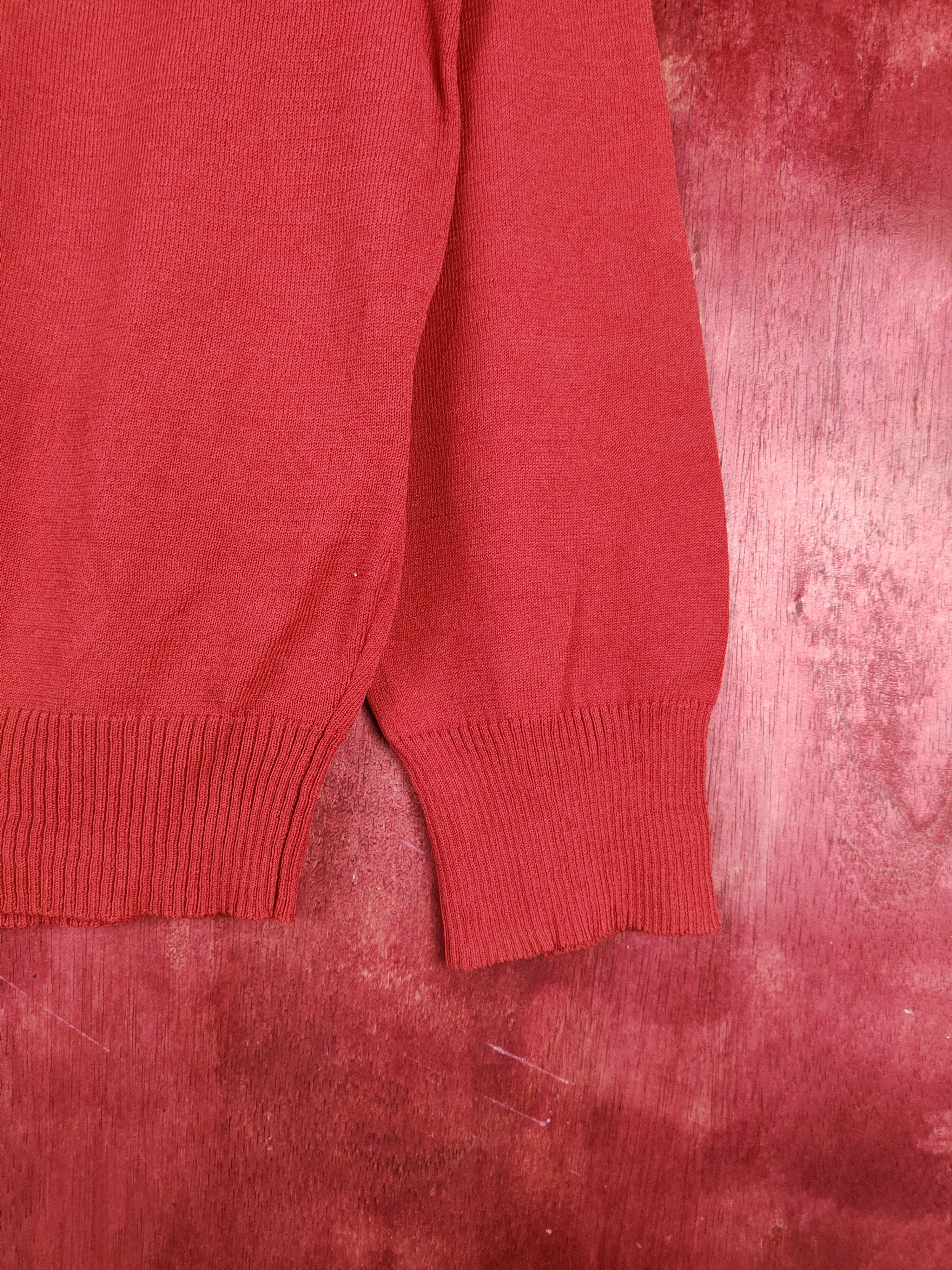 Japanese Brand Japanese Brand Red/Orange Cardigan #S956 Size L / US 10 / IT 46 - 7 Thumbnail