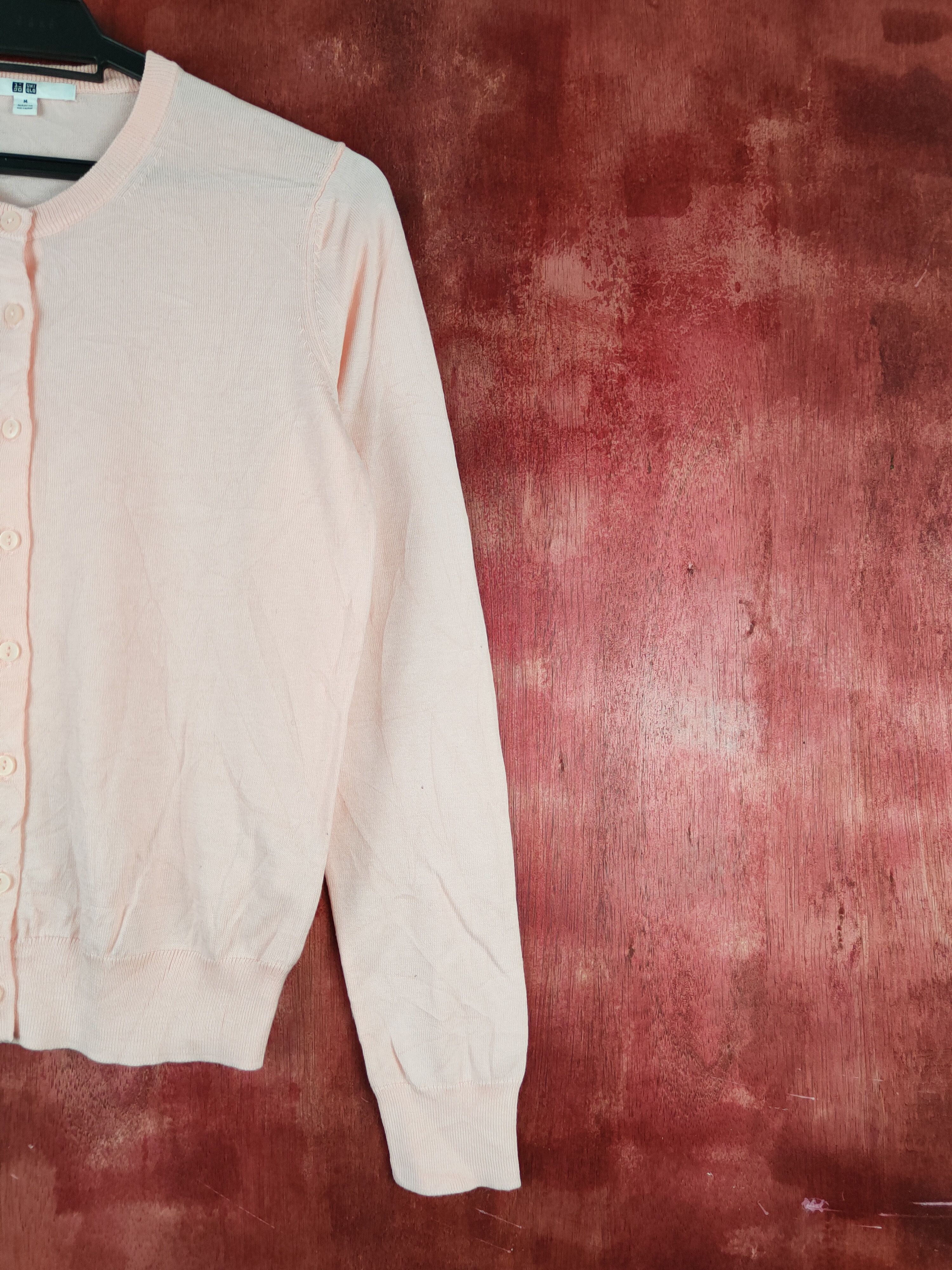 Japanese Brand × Uniqlo Uniqlo Peach Cardigan knitwear vintage japan #S957 Size M / US 6-8 / IT 42-44 - 5 Thumbnail