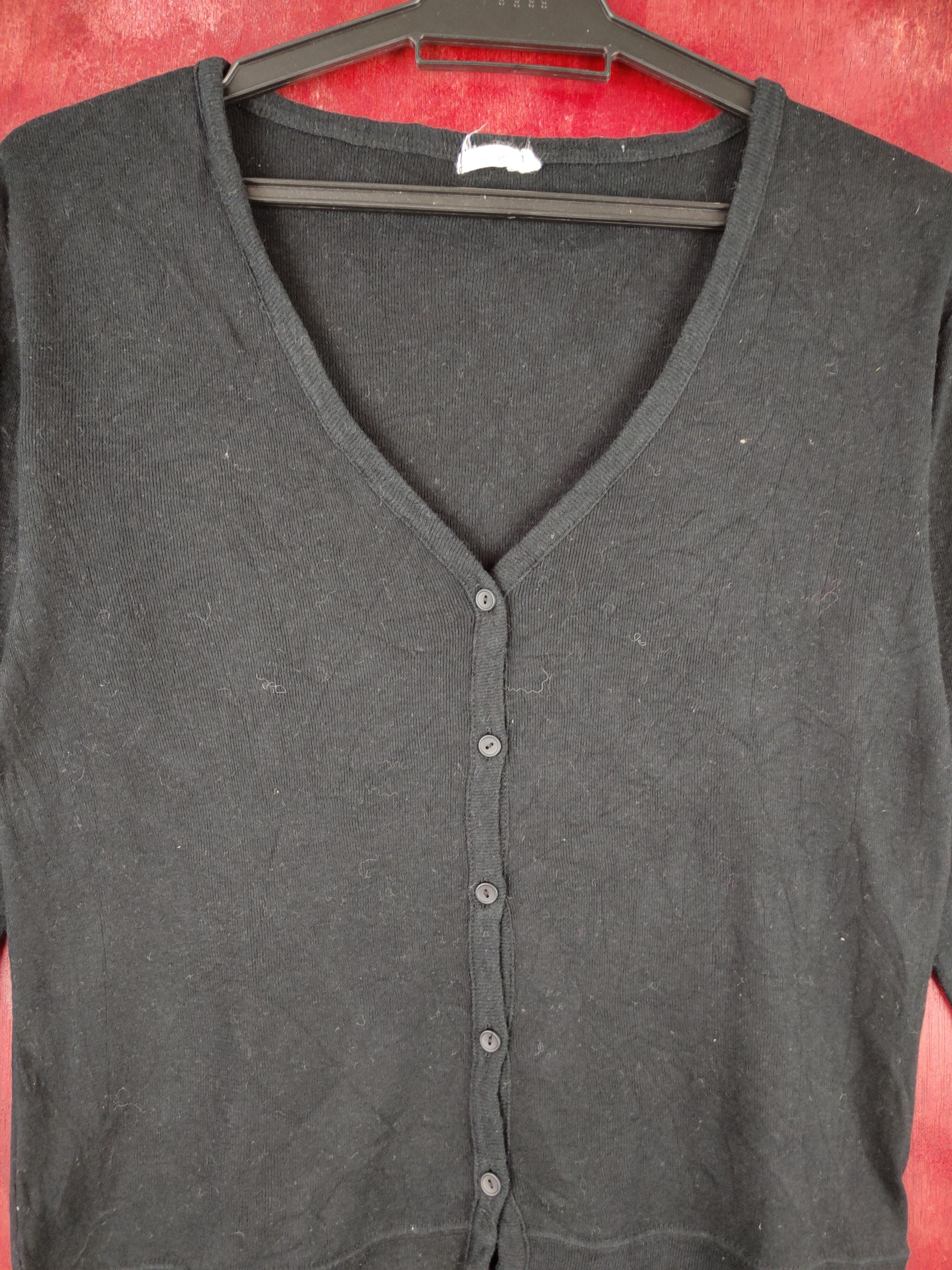Japanese Brand Japanese Brand Black Cardigan #S959 Size M / US 6-8 / IT 42-44 - 2 Thumbnail