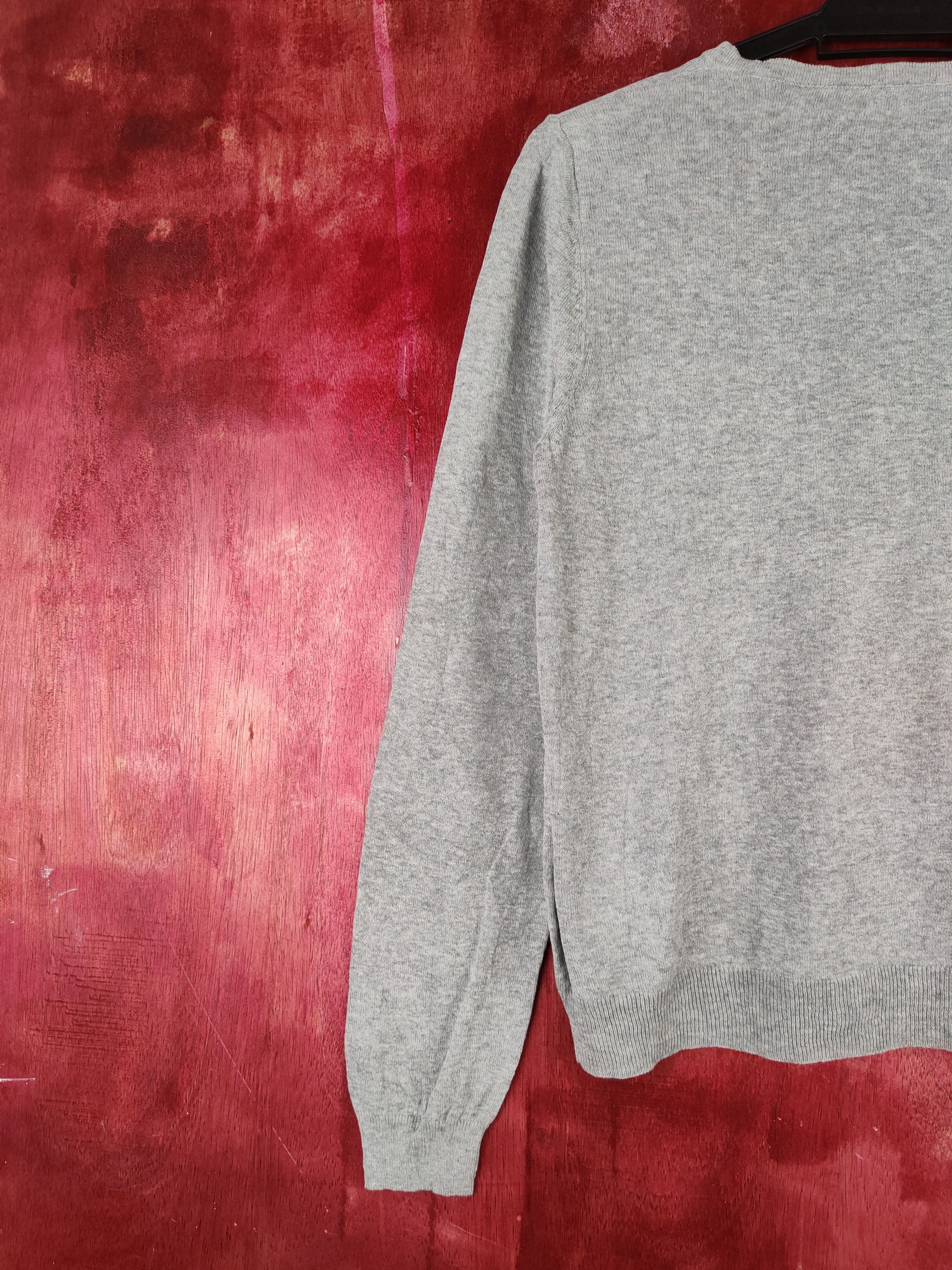 Japanese Brand Earth Music & Ecology Light Gray Cardigan #S960 Size M / US 6-8 / IT 42-44 - 9 Thumbnail