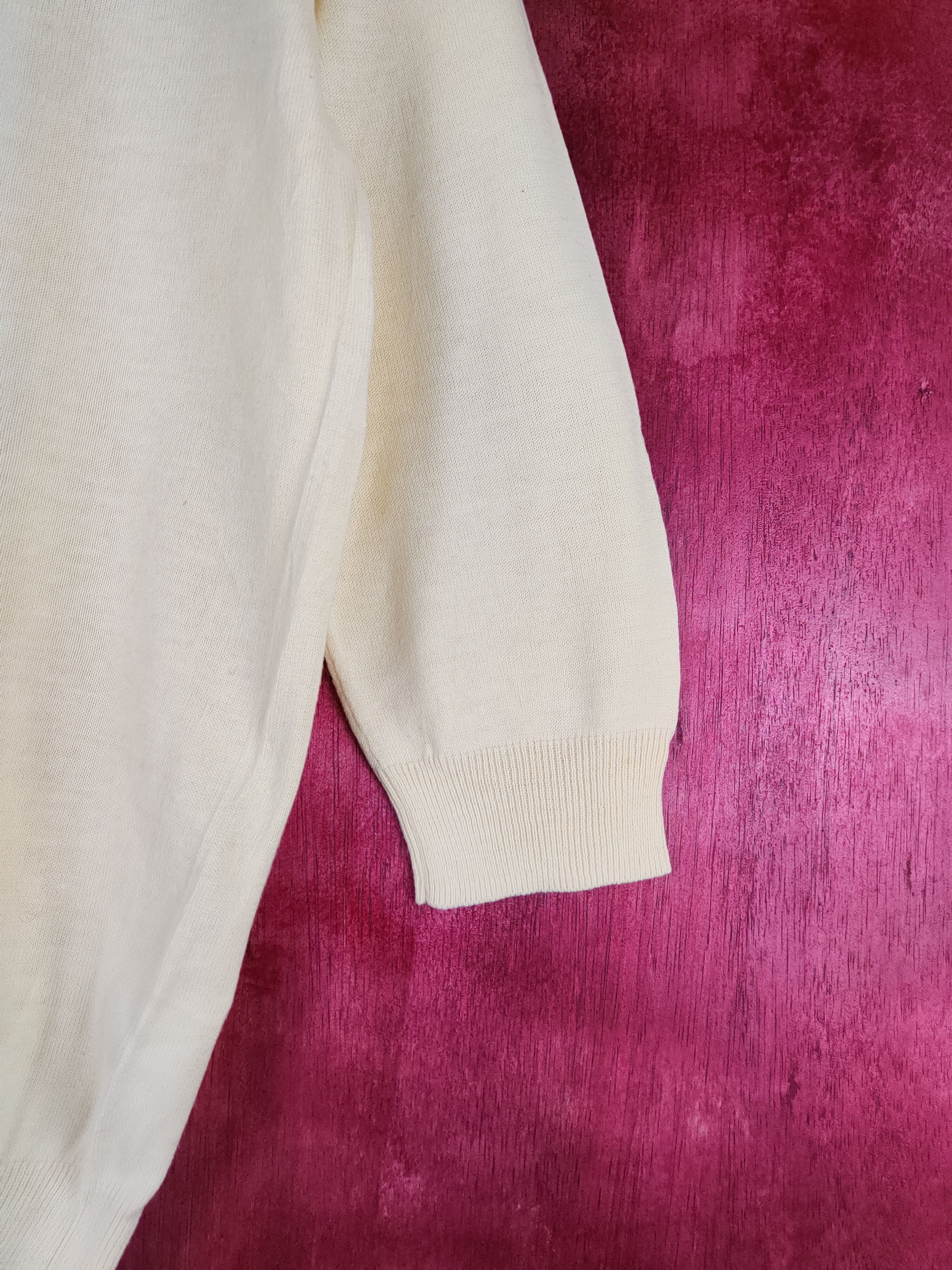 Japanese Brand Uniqlo Yellow Cardigan japan vintage thin #S961 Size M / US 6-8 / IT 42-44 - 6 Thumbnail