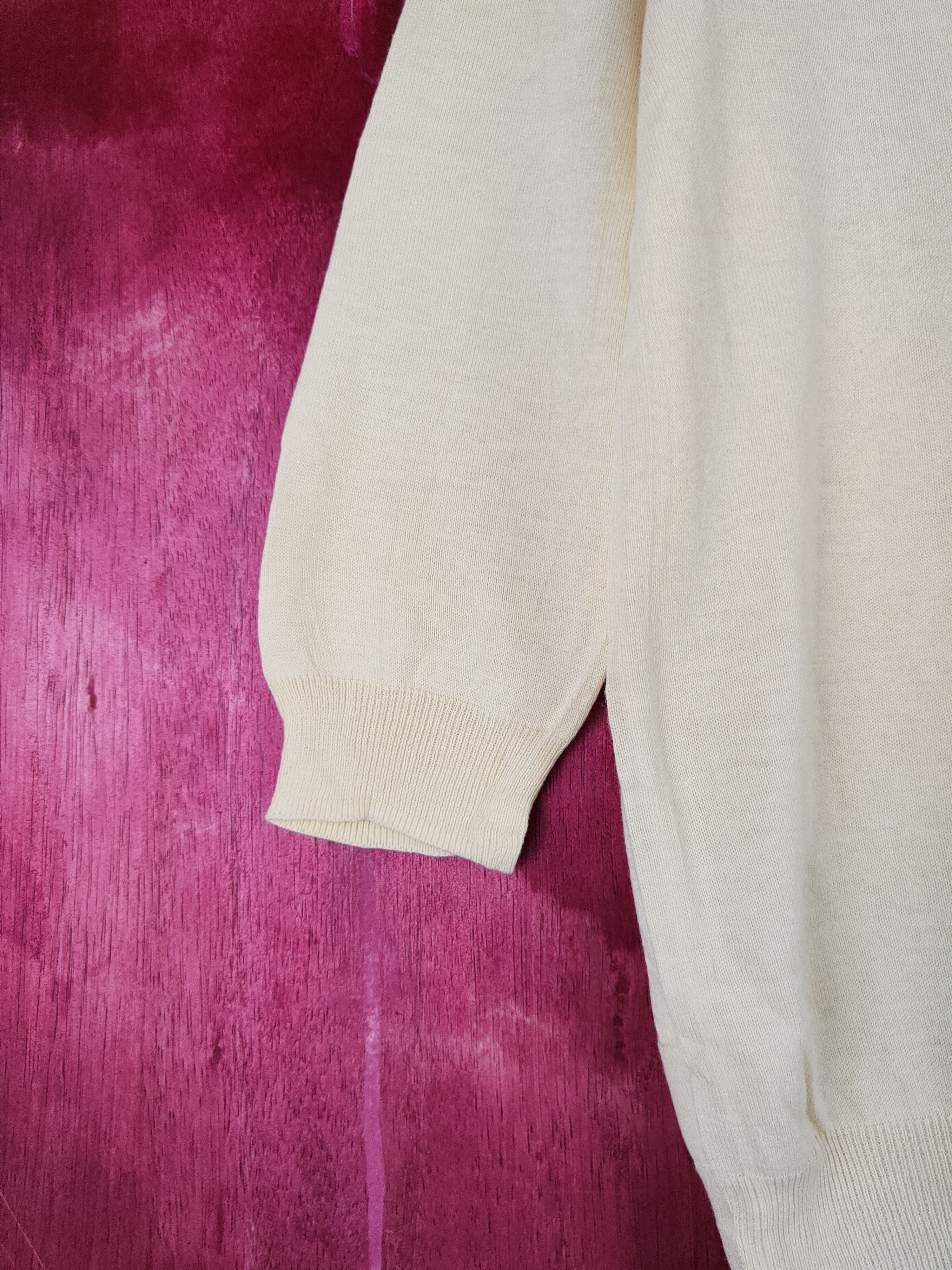 Japanese Brand Uniqlo Yellow Cardigan japan vintage thin #S961 Size M / US 6-8 / IT 42-44 - 4 Thumbnail