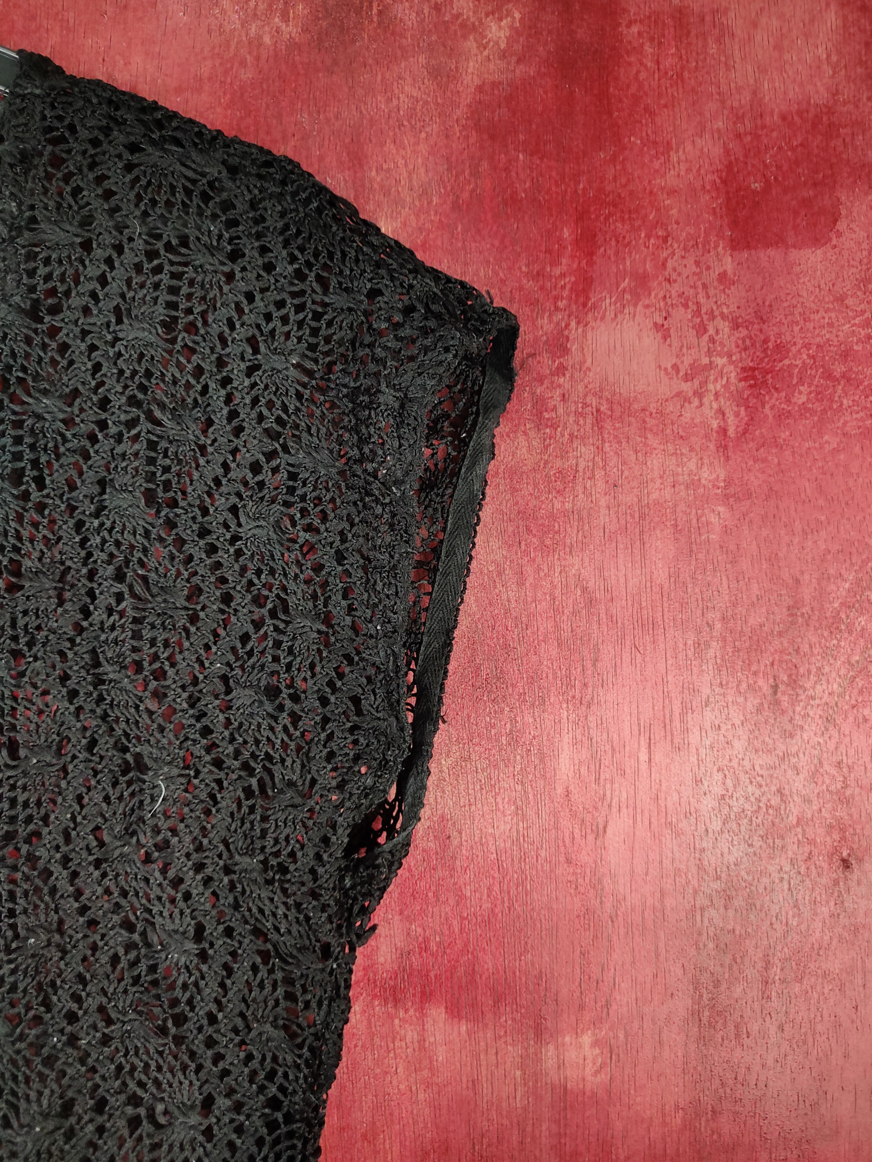 Japanese Brand × Rip Curl Rip Curl Black Crochet Meshnet Knitwear #S969 Size L / US 10 / IT 46 - 8 Thumbnail