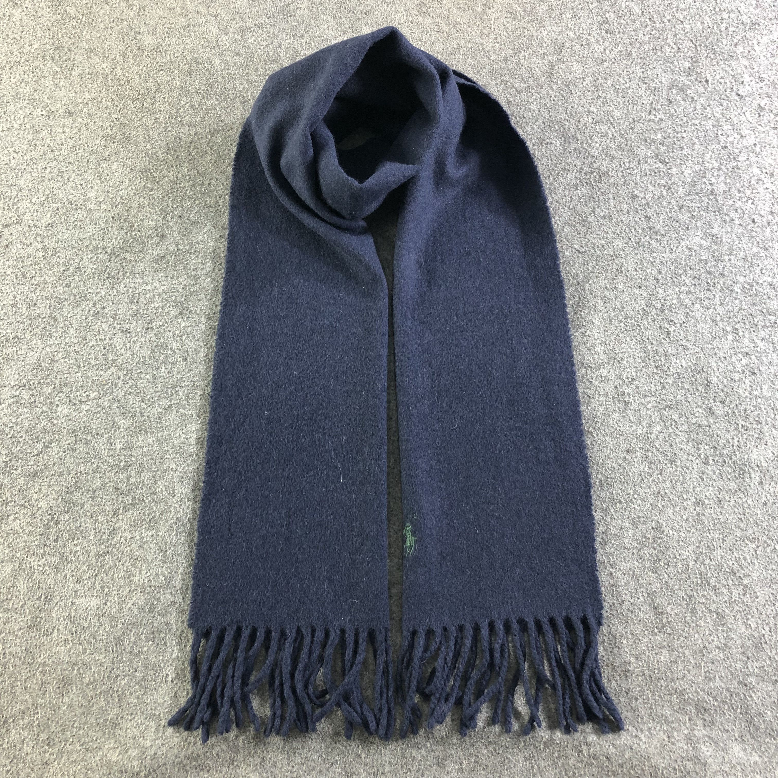Polo Ralph Lauren Polo Ralph Lauren Made in Italy Wool Scarf Muffler V2047 Size ONE SIZE - 1 Thumbnail