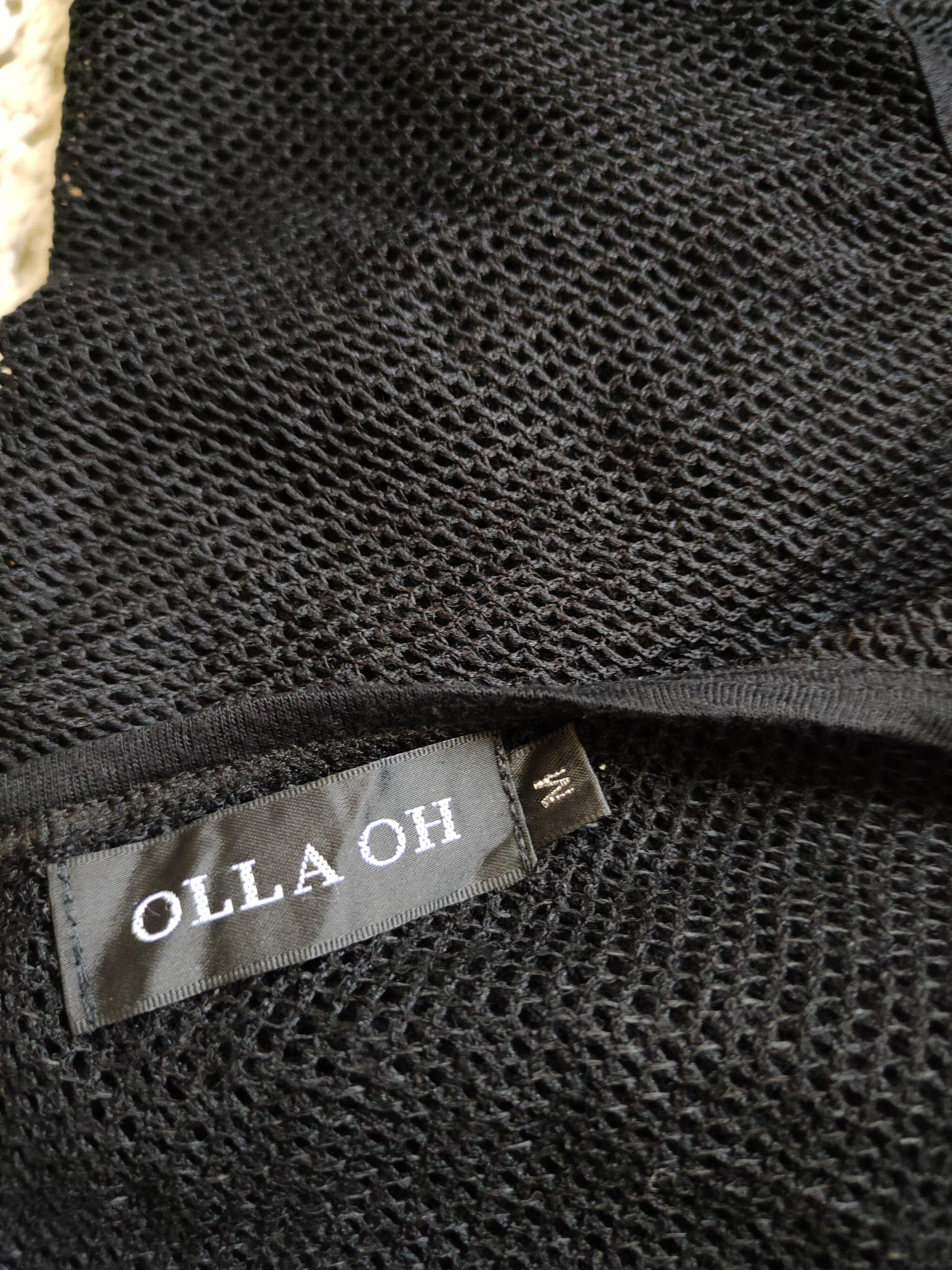 Japanese Brand Olla Oh Black Crochet Meshnet Sleeveless Blouses #S987 Size M / US 6-8 / IT 42-44 - 11 Thumbnail