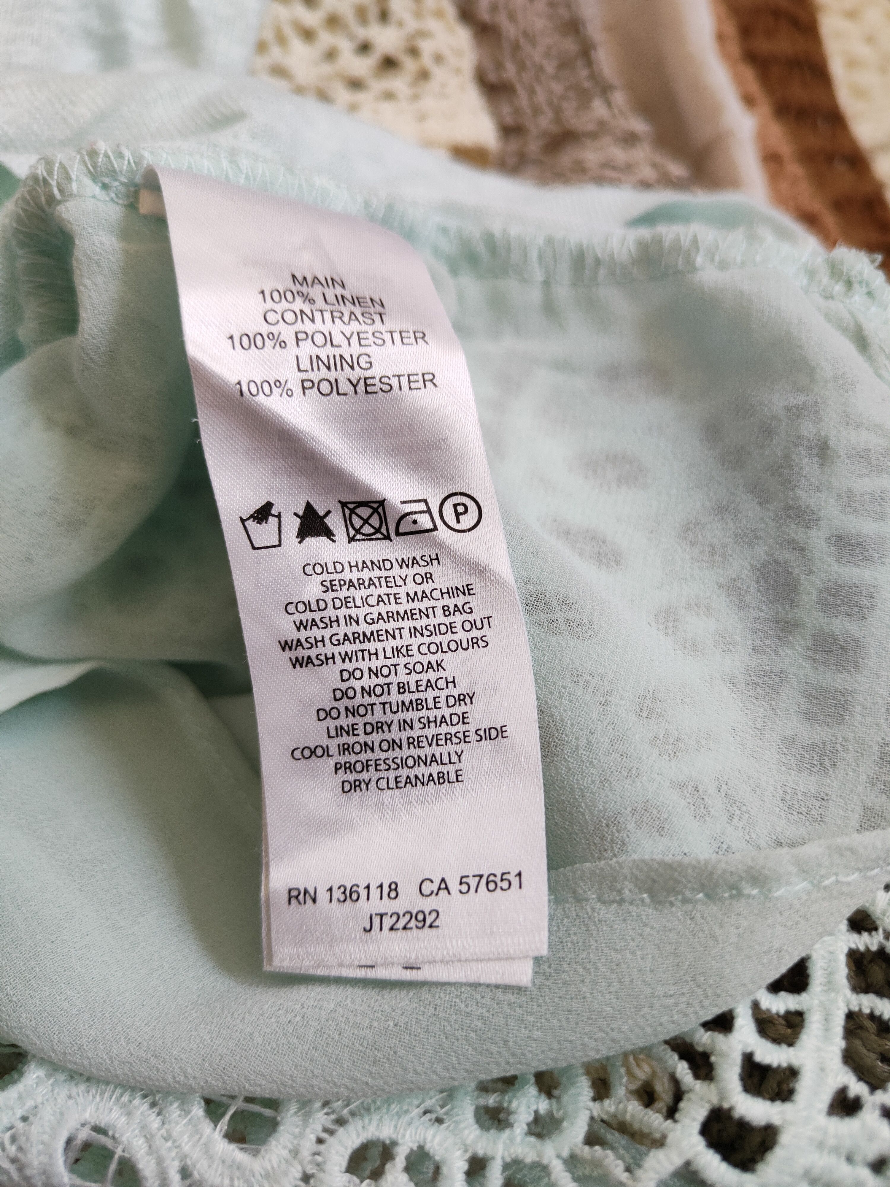 Japanese Brand Forever New Crochet Meshnet Short Sleeve T-shirt #S998 Size M / US 6-8 / IT 42-44 - 11 Thumbnail