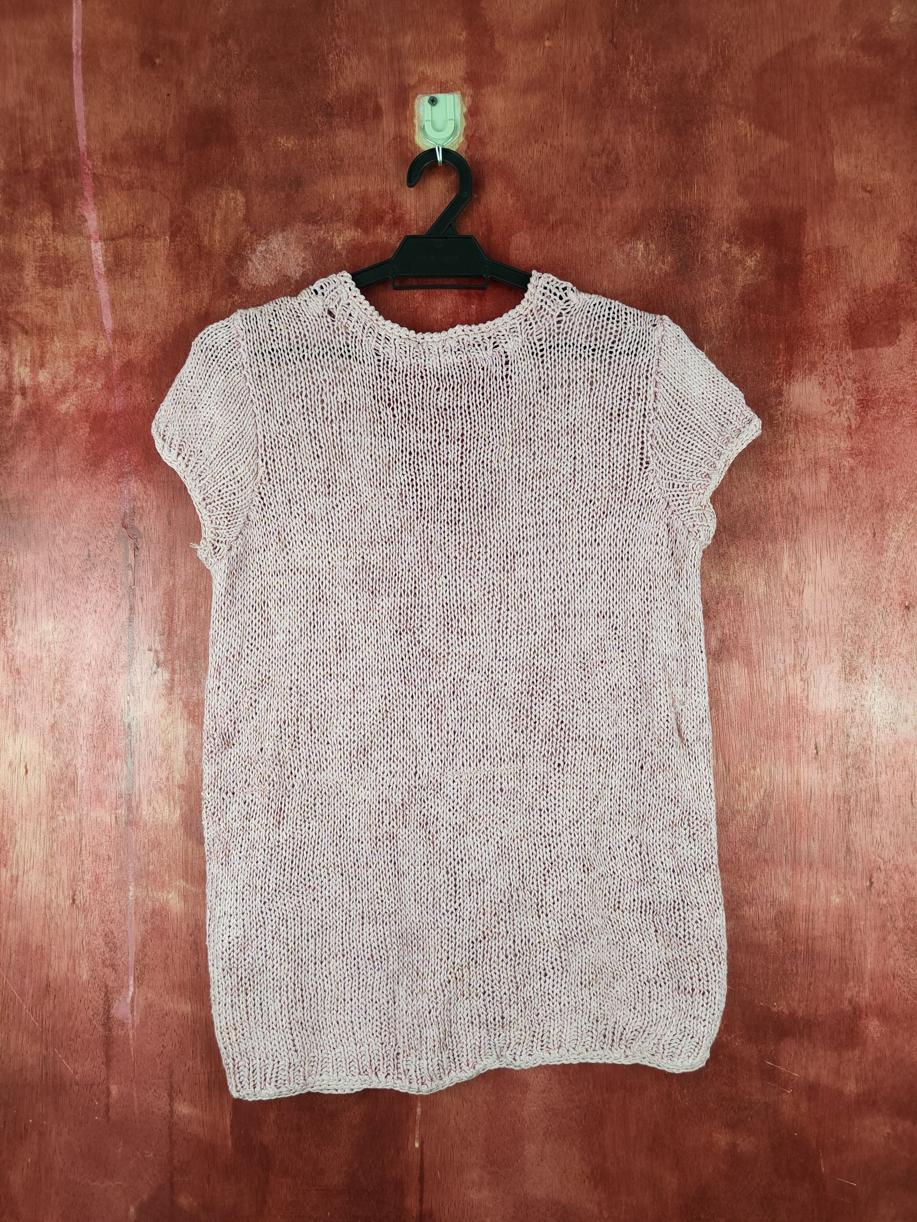 Vintage Japan vintage Crochet Meshnet Knitwear shirt #S1001 Size S / US 4 / IT 40 - 7 Thumbnail