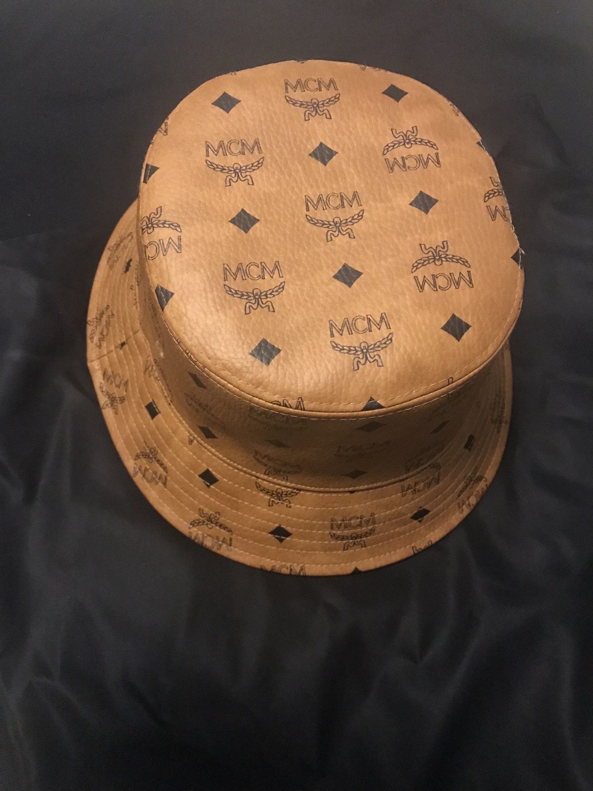 MCM MCM Cognac Bucket Hat | Grailed