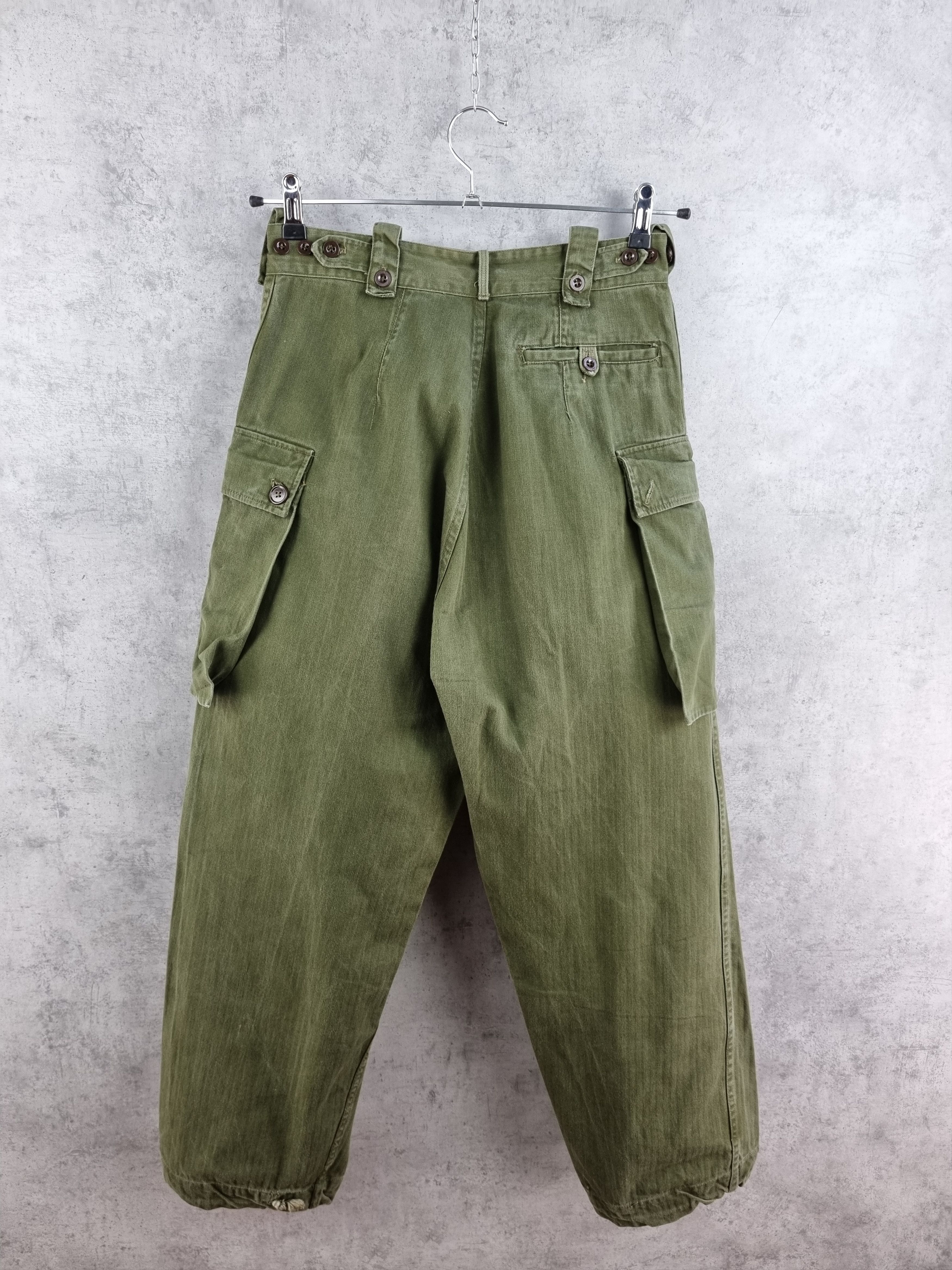 Other Historical Military Field Vintage Faded Cargo Heavy Pants Size US 31 - 10 Thumbnail