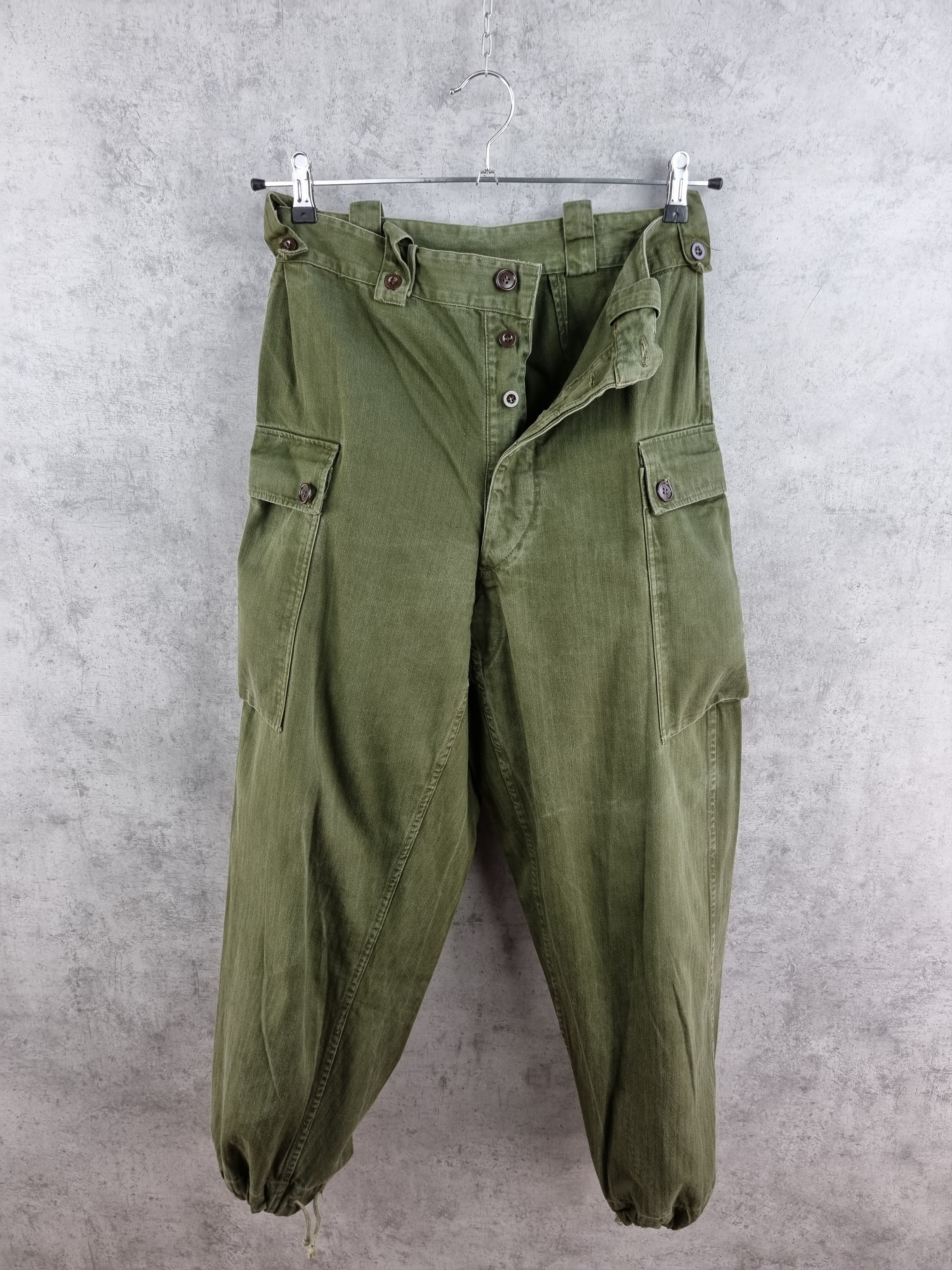 Other Historical Military Field Vintage Faded Cargo Heavy Pants Size US 31 - 13 Thumbnail