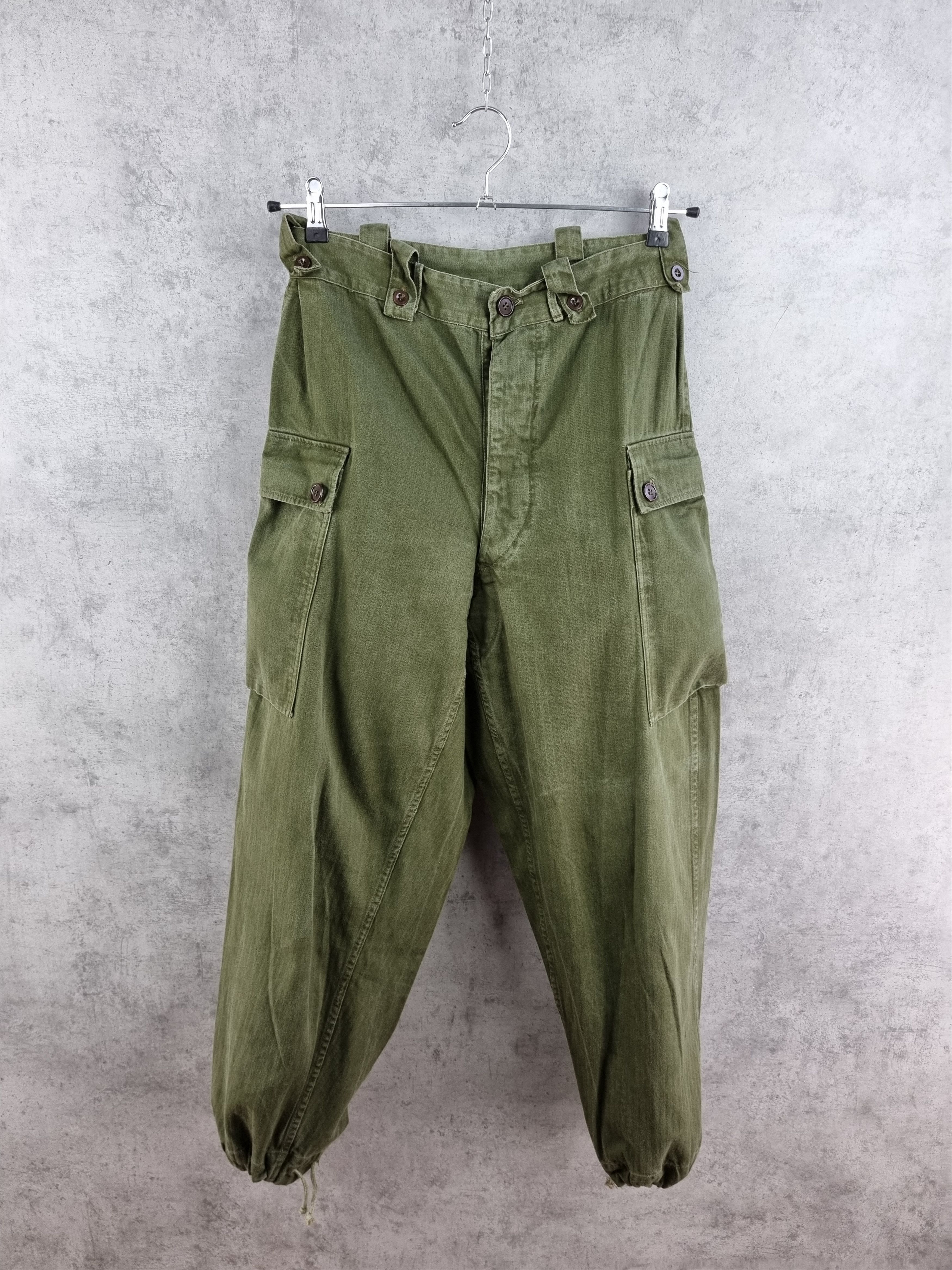 Other Historical Military Field Vintage Faded Cargo Heavy Pants Size US 31 - 2 Thumbnail