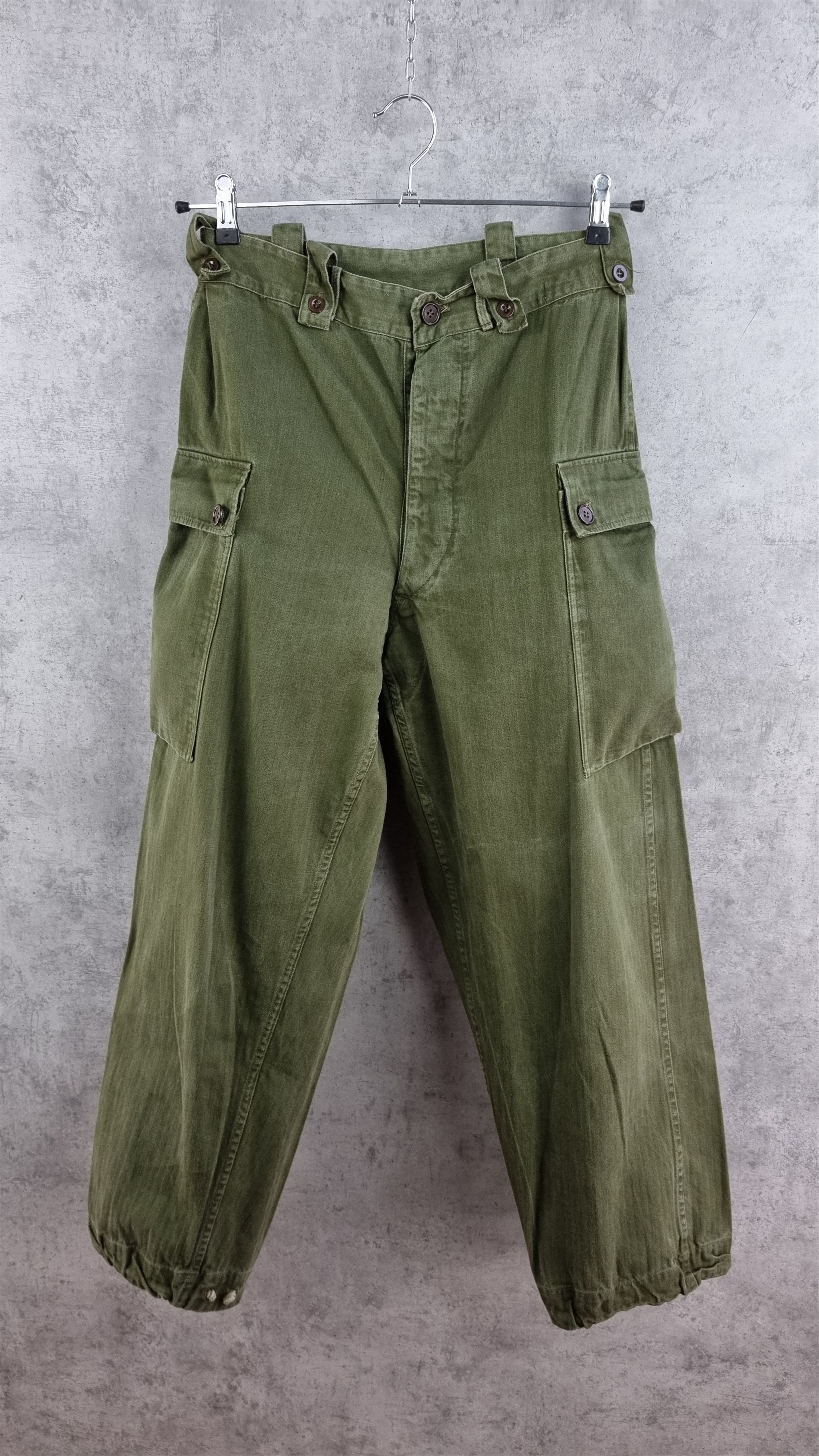 Other Historical Military Field Vintage Faded Cargo Heavy Pants Size US 31 - 3 Thumbnail