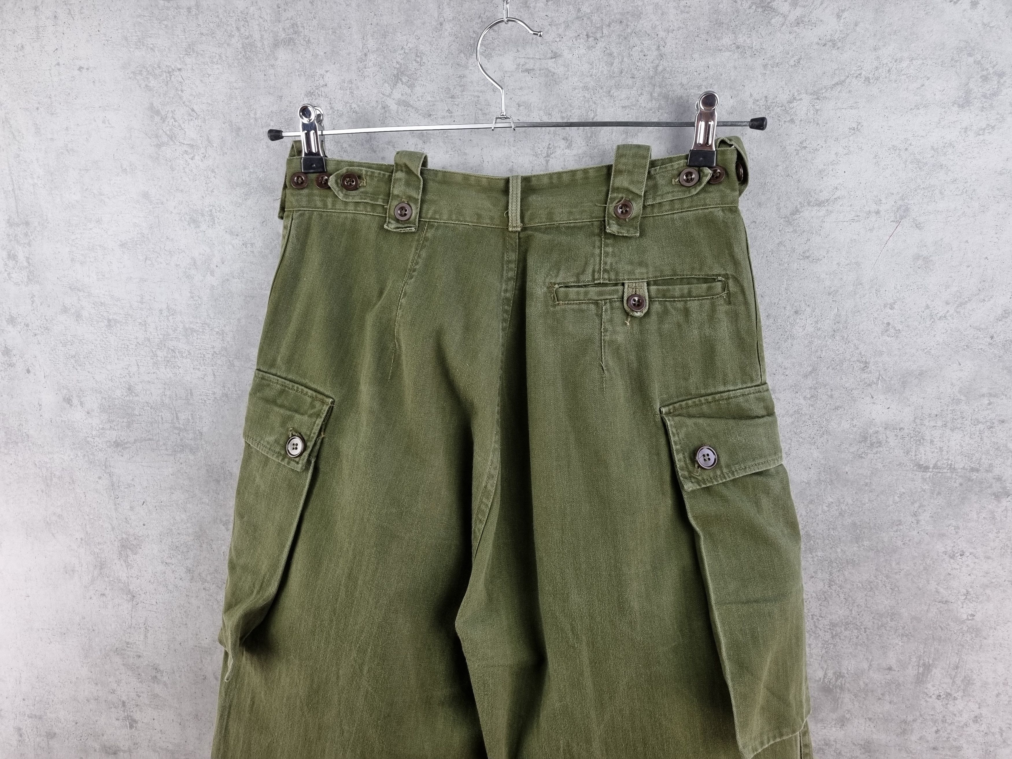 Other Historical Military Field Vintage Faded Cargo Heavy Pants Size US 31 - 8 Thumbnail