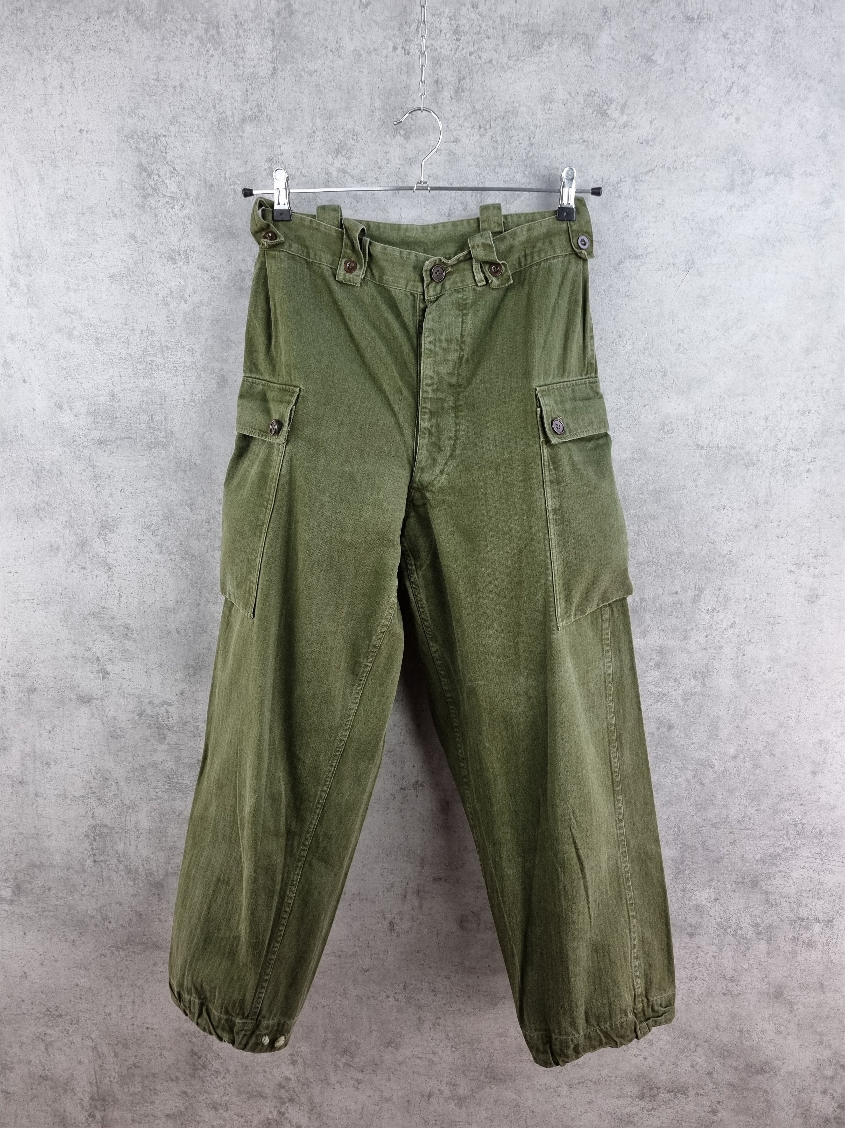 Other Historical Military Field Vintage Faded Cargo Heavy Pants Size US 31 - 15 Thumbnail