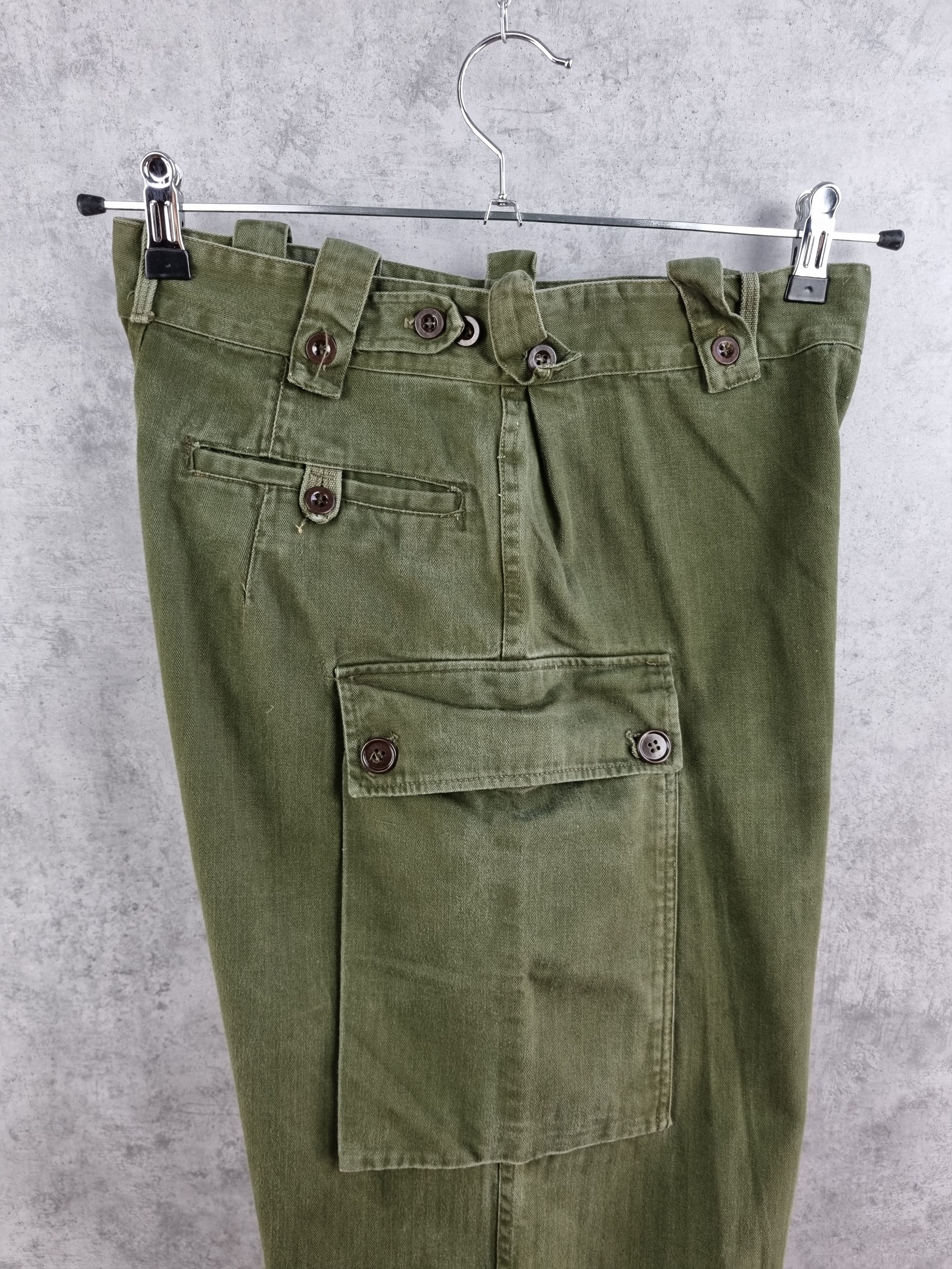 Other Historical Military Field Vintage Faded Cargo Heavy Pants Size US 31 - 5 Thumbnail