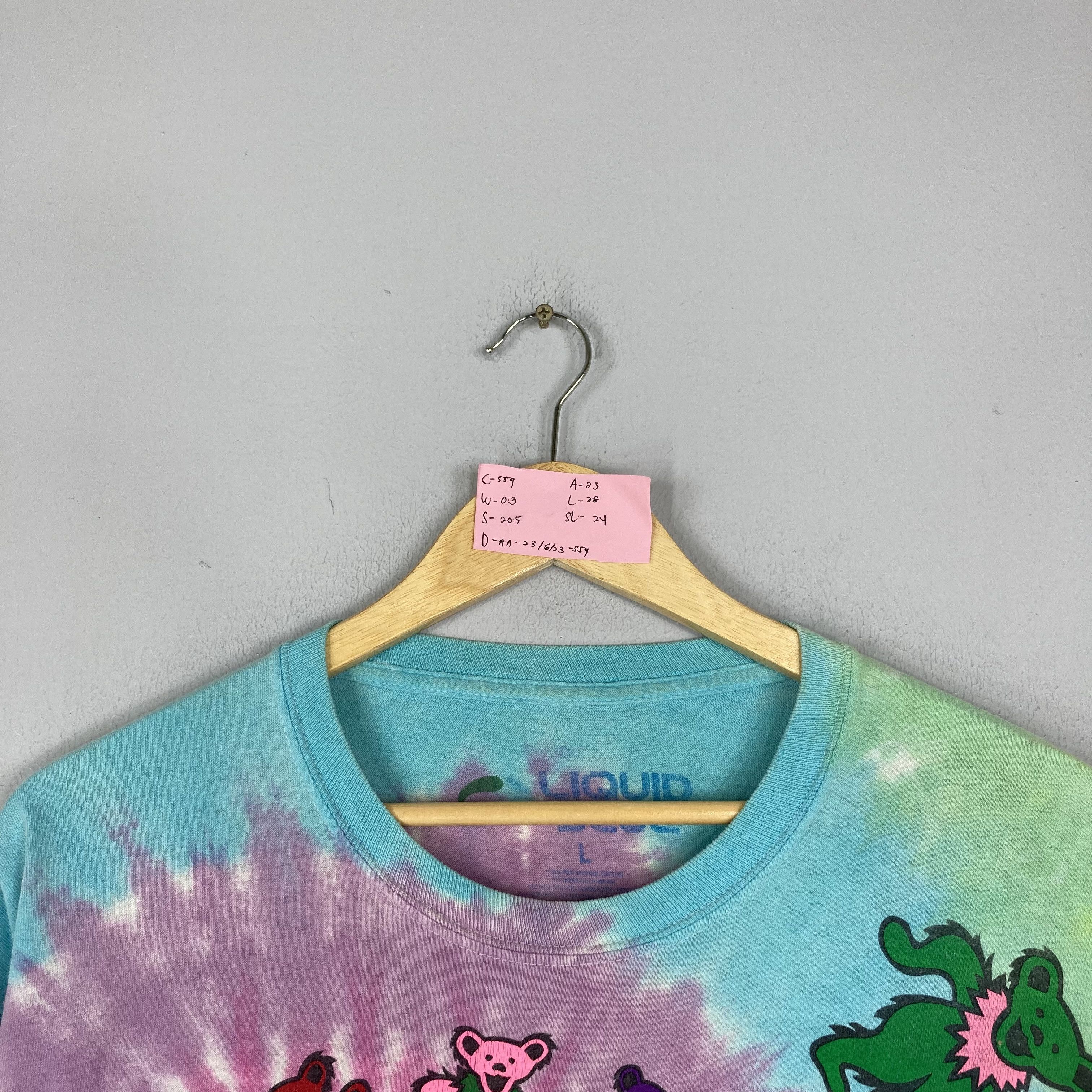 Band Tees Vintage 90s GRATEFUL DEAD Band Tie Dye Long Sleeve T-Shirt Size L / US 10 / IT 46 - 3 Thumbnail