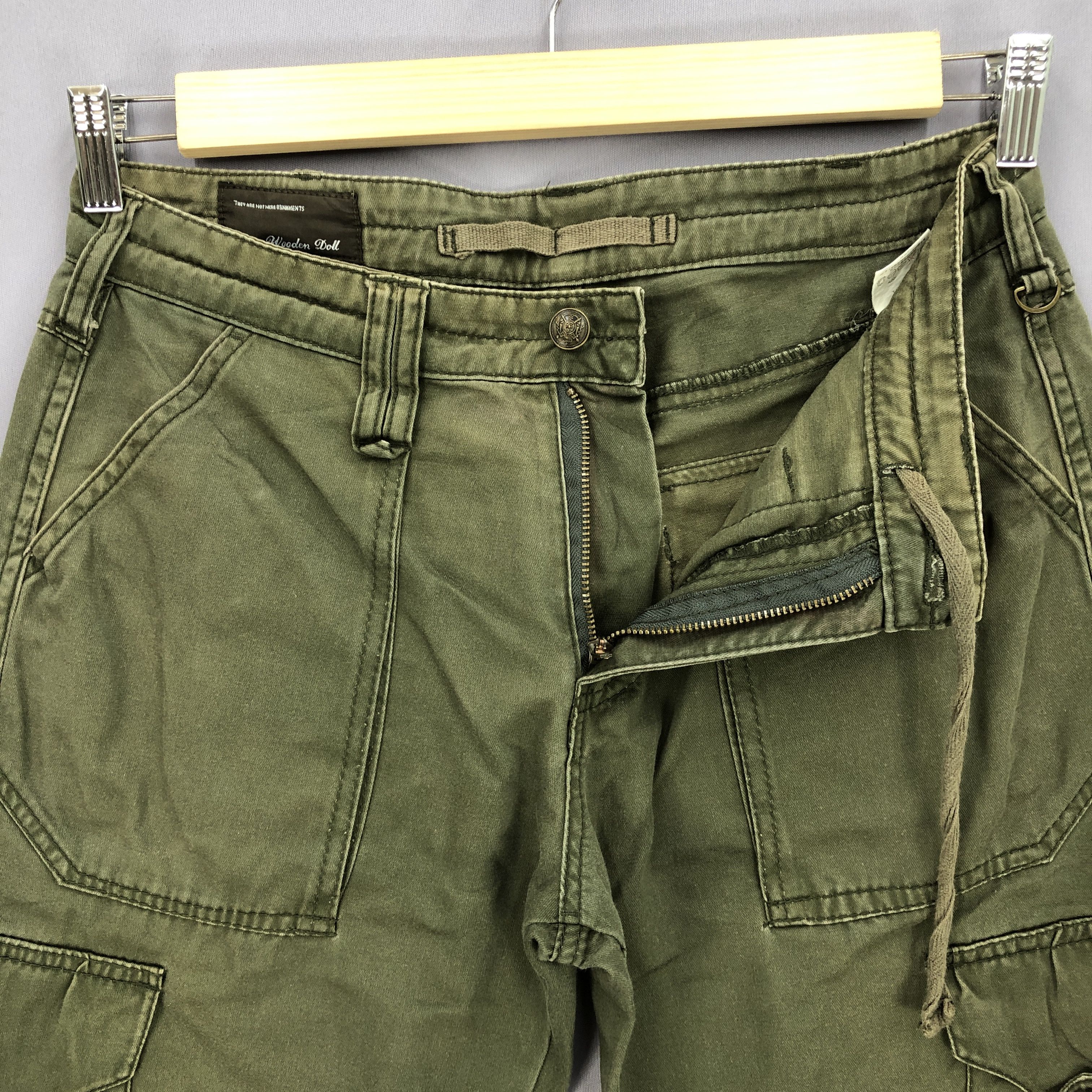 Japanese Brand Vintage Japanese Cargo Pants Bondage Parachute Trousers Size US 30 / EU 46 - 6 Thumbnail
