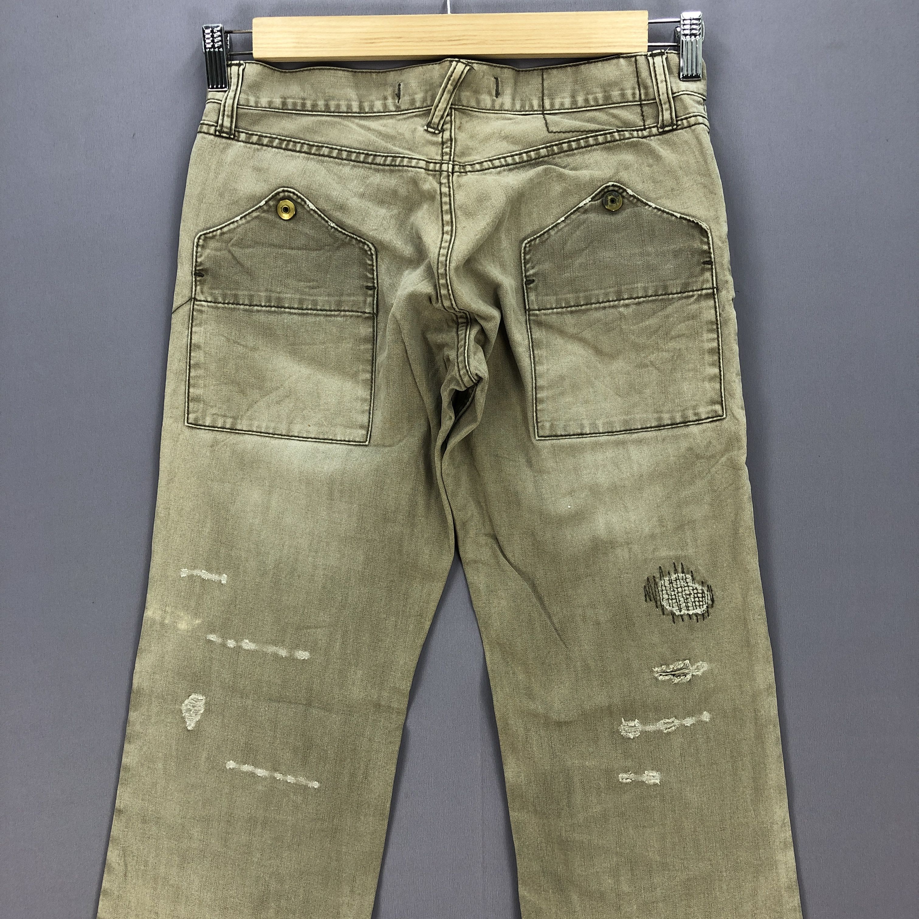 If Six Was Nine Vintage PPFM Distressed Jeans Japanese Denim Pants Size US 30 / EU 46 - 4 Thumbnail