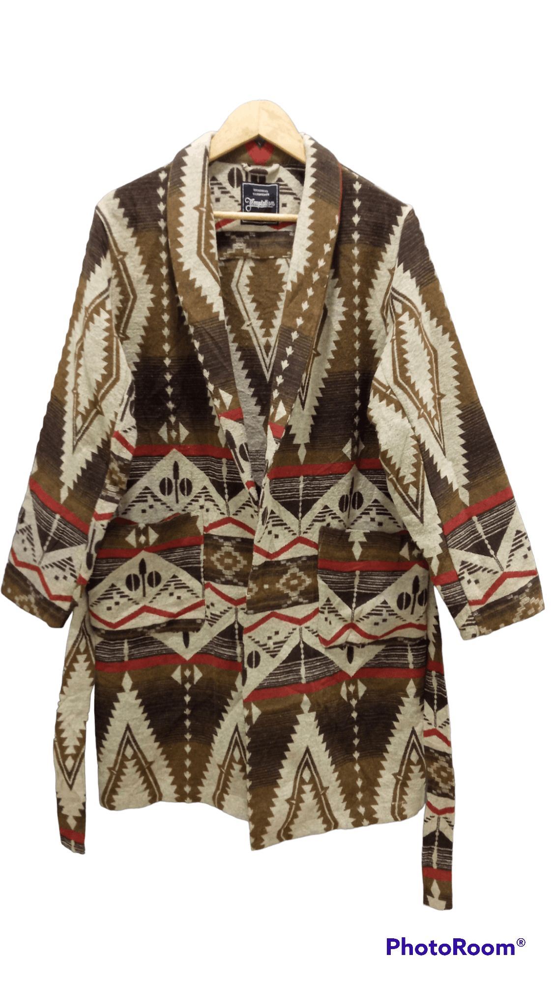 image of Style Temptation Chimayo Native Cardigan Jacket, Men's (Size Large)