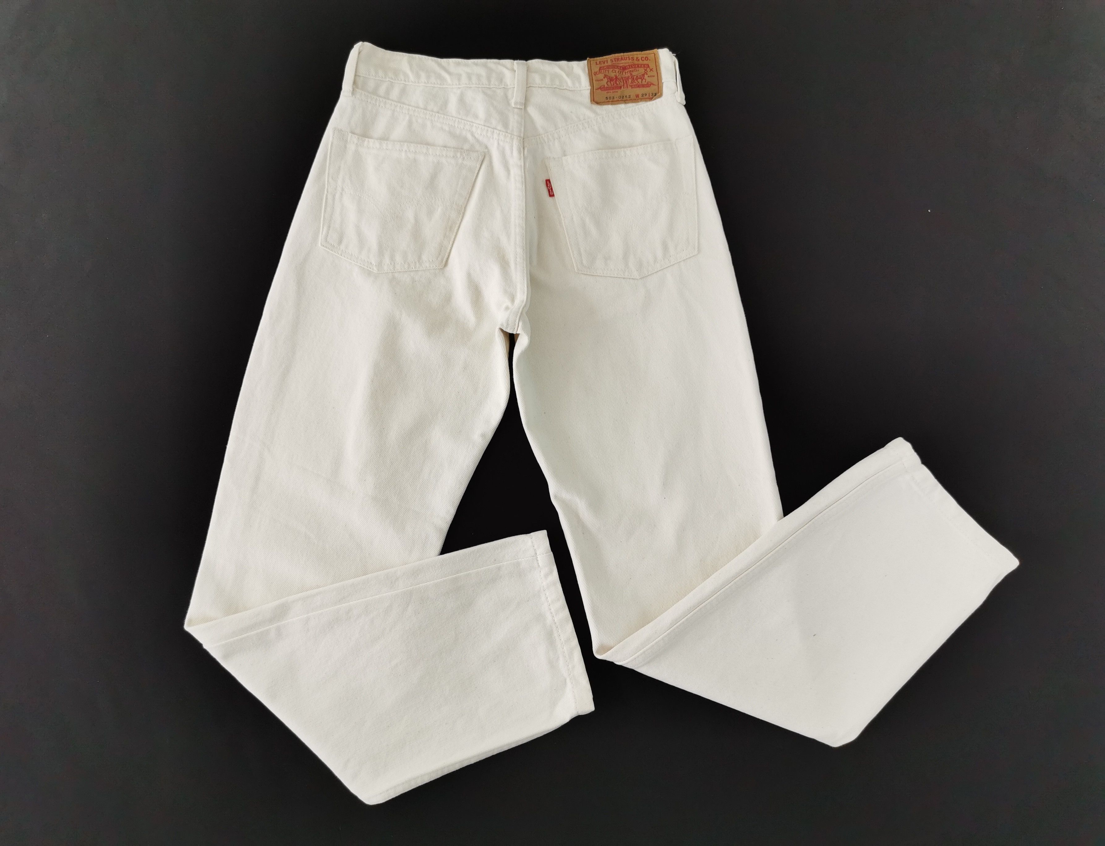image of Vintage Levis Lot 503 Denim Made In Japan Womens Size 27 in White